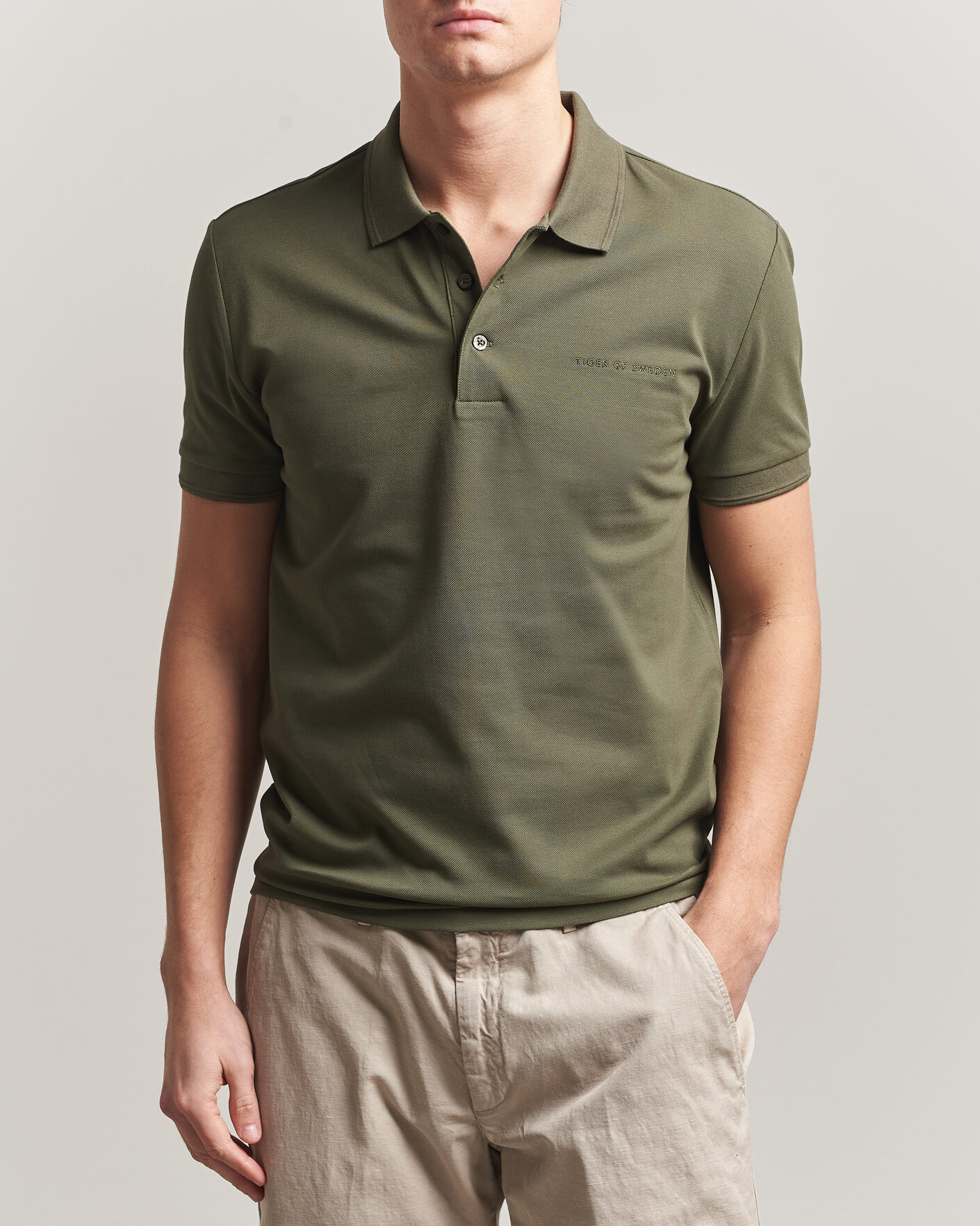 Herr | Pikéer | Tiger of Sweden | Darios Polo Kalamata Green