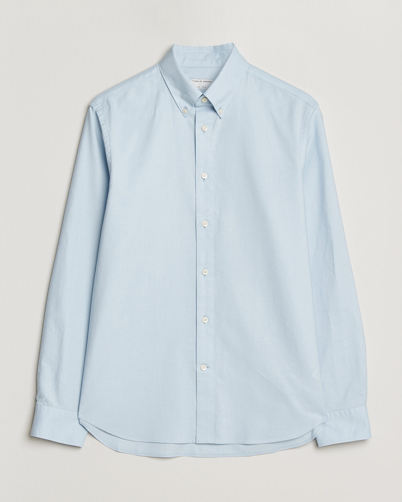 Herr | Skjortor | Tiger of Sweden | Bjorn Oxford Shirt Light Blue