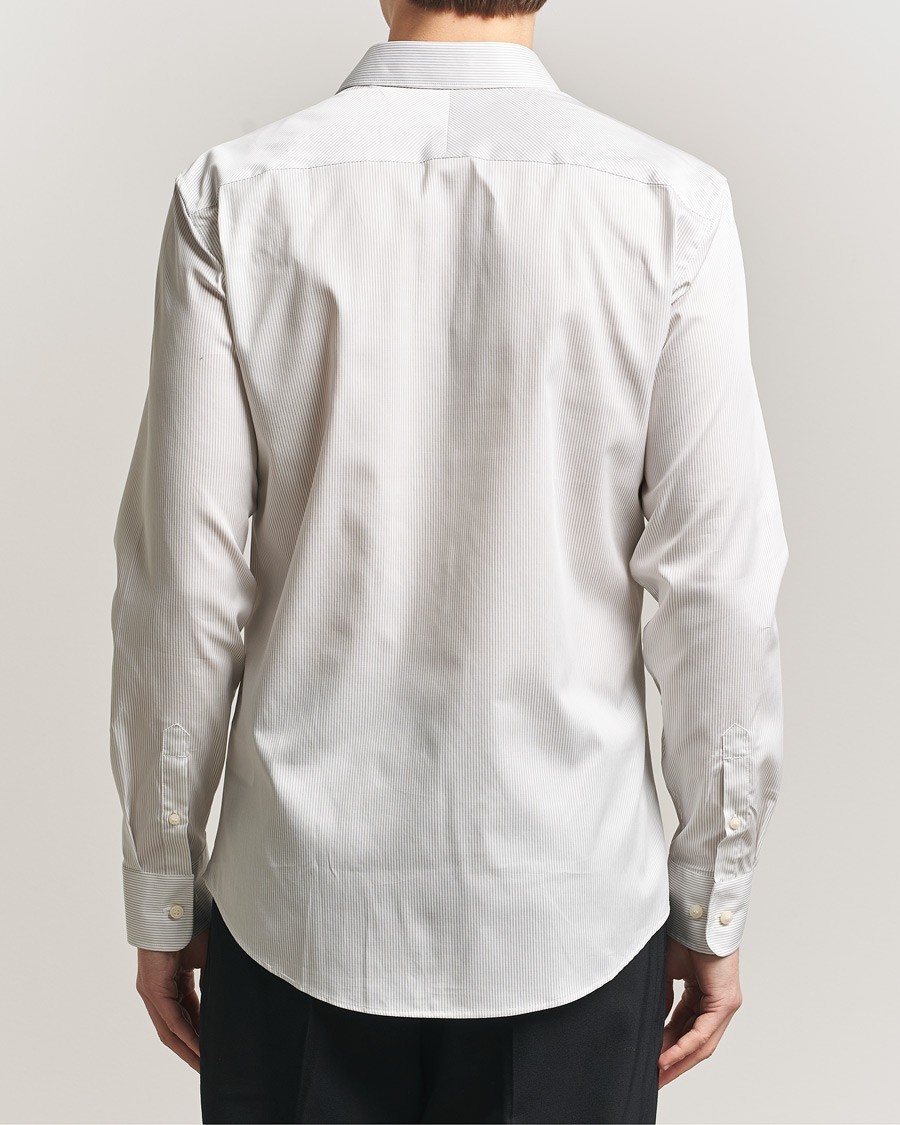 Herr | Skjortor | Tiger of Sweden | Adley Cotton Striped Shirt Seline Grey