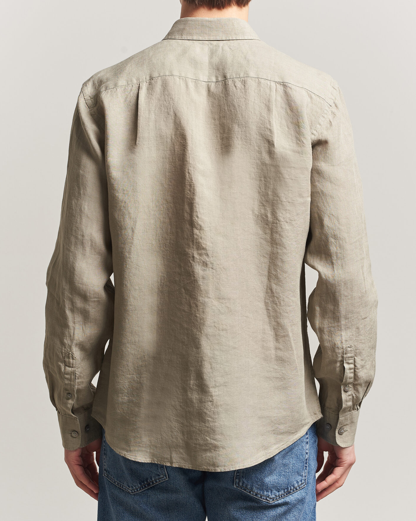 Herr | Skjortor | Tiger of Sweden | Spenser Linen Shirt Mole
