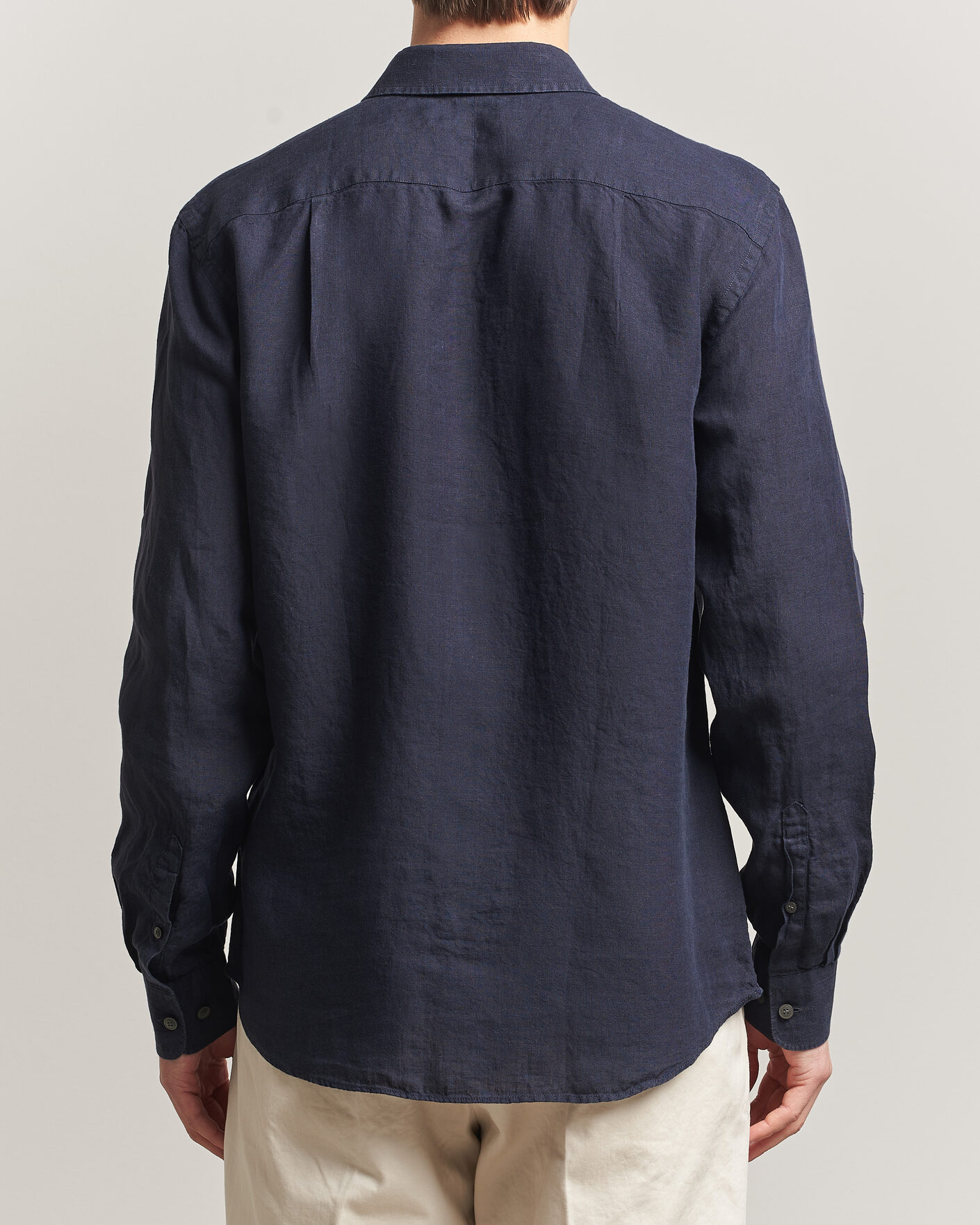 Herr | Skjortor | Tiger of Sweden | Spenser Linen Shirt Midnight Blue