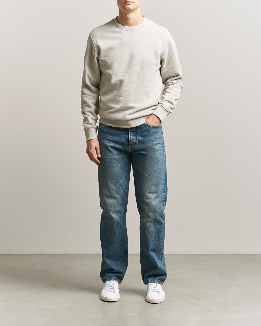 Herr | Tröjor | Tiger of Sweden | Emerson Crew Neck Sweatshirt Seline Grey