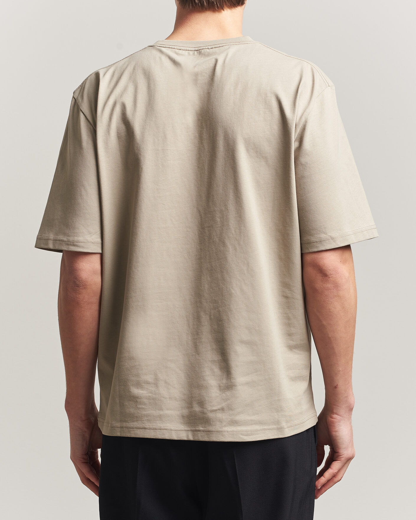 Herr | T-Shirts | Tiger of Sweden | Pro Logo Crew Neck T-Shirt Artichoke Grey