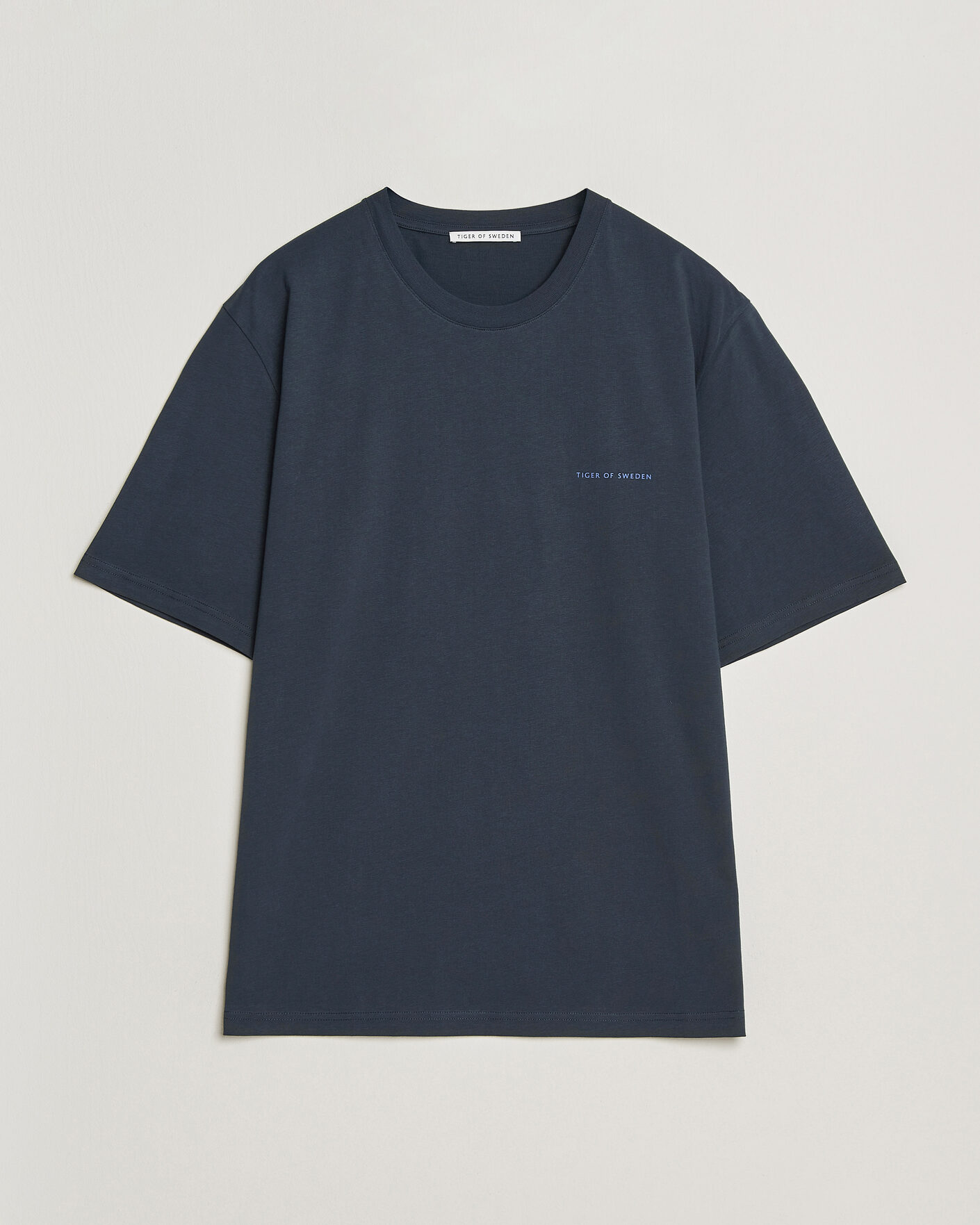 Herr | T-Shirts | Tiger of Sweden | Pro Logo Crew Neck T-Shirt Light Ink