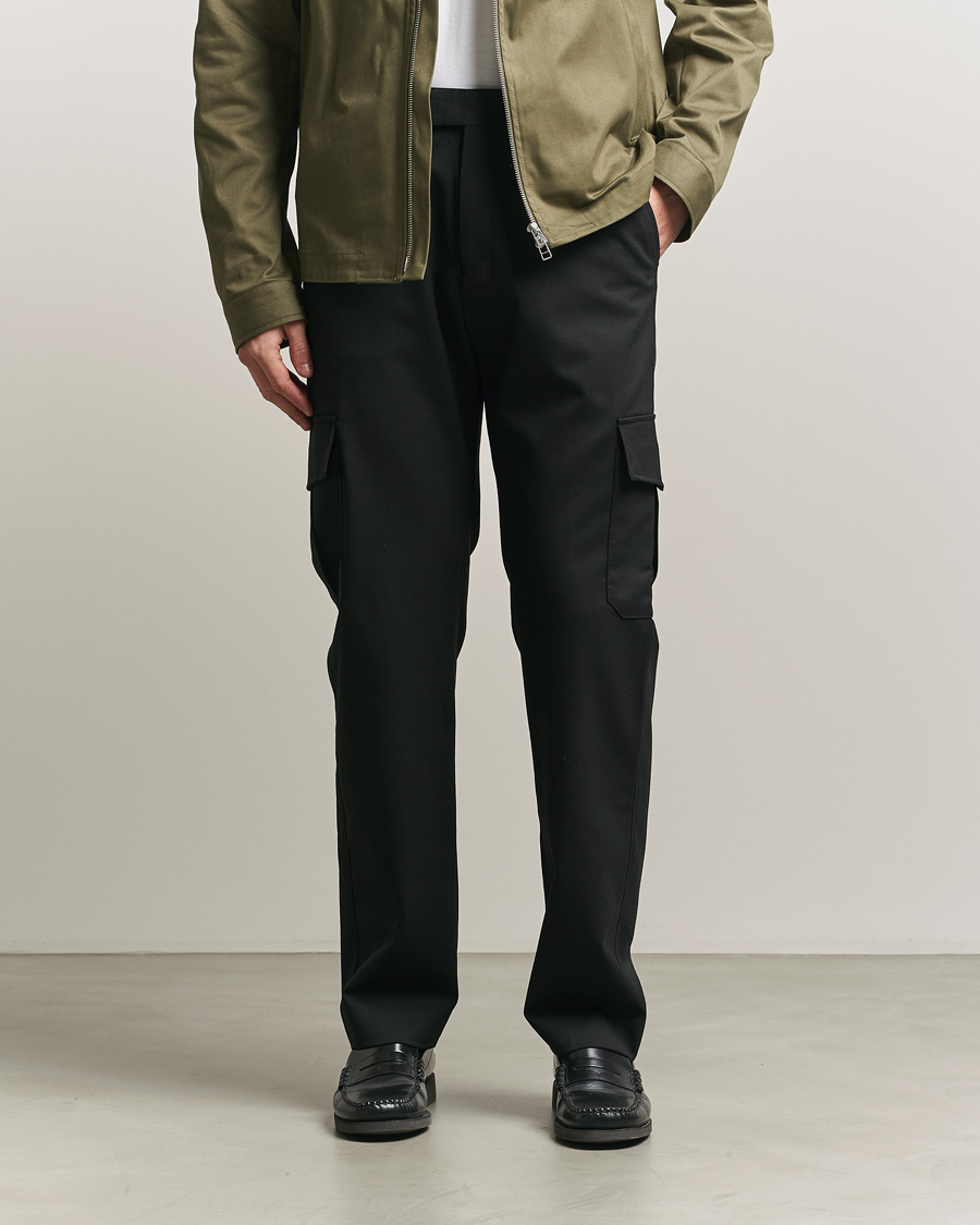 Herr | Byxor | Tiger of Sweden | Mend Technical Cargo Trousers Black