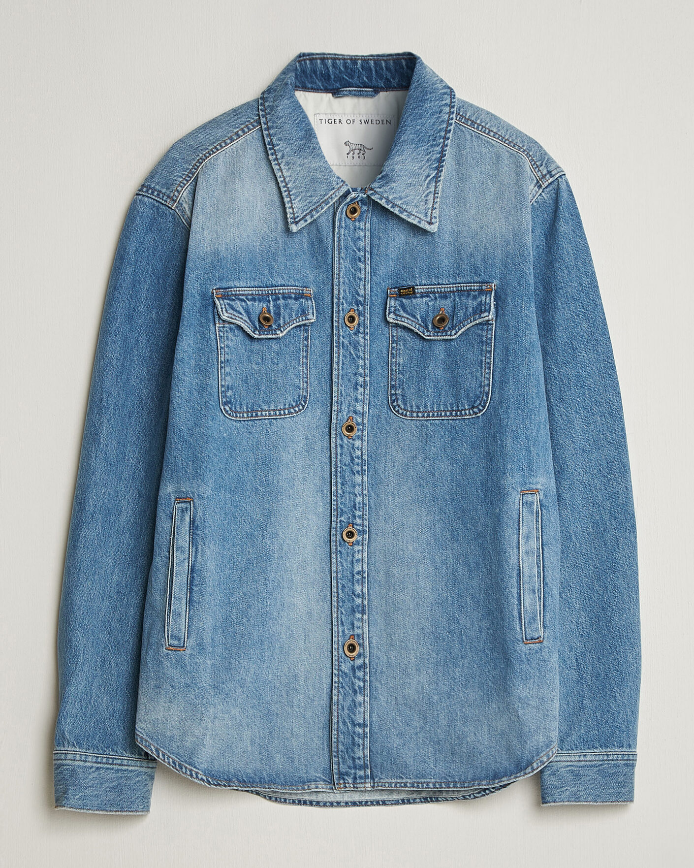 Herr | Jackor | Tiger of Sweden | Get Denim Jacket Light Blue