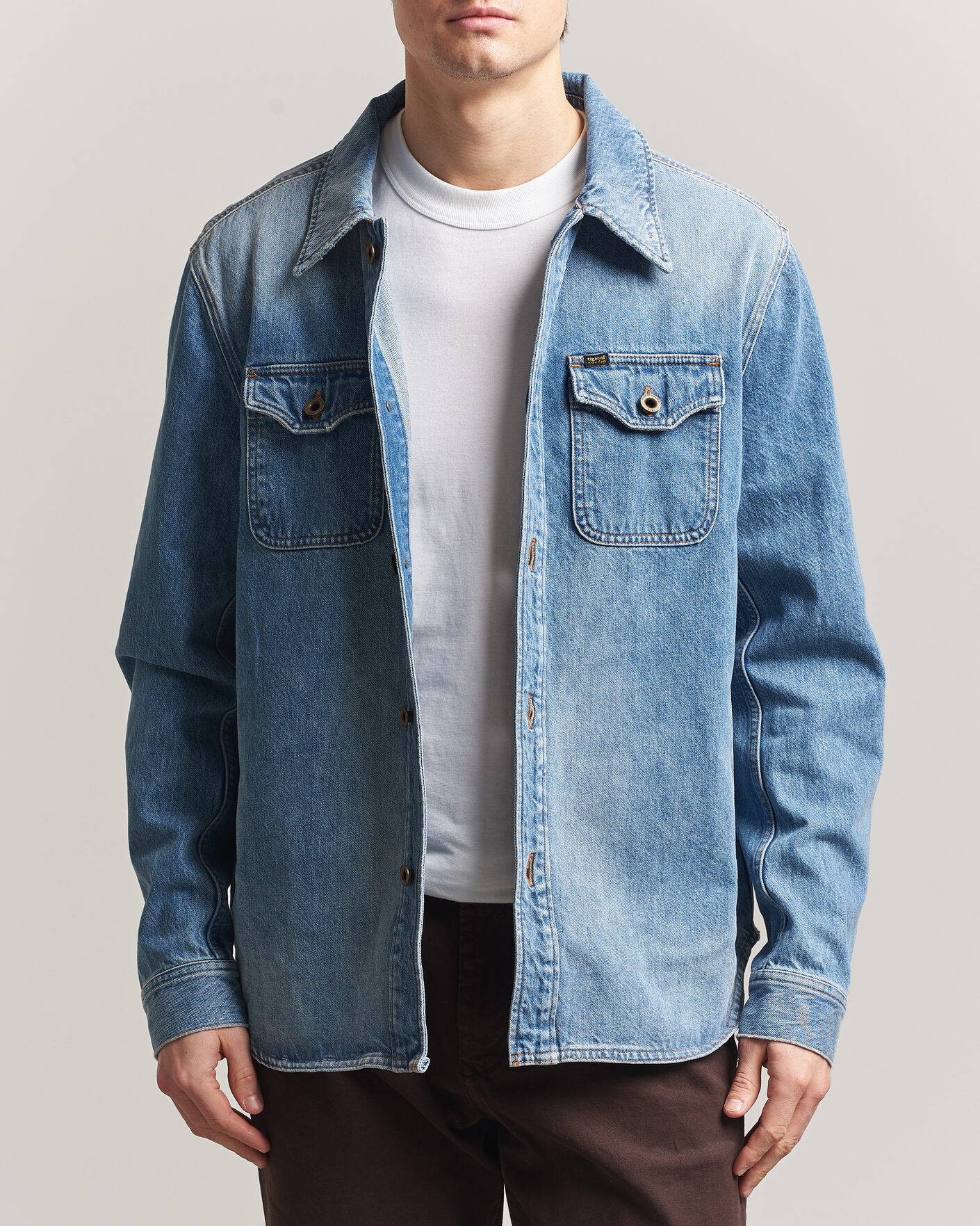 Herr | Jackor | Tiger of Sweden | Get Denim Jacket Light Blue