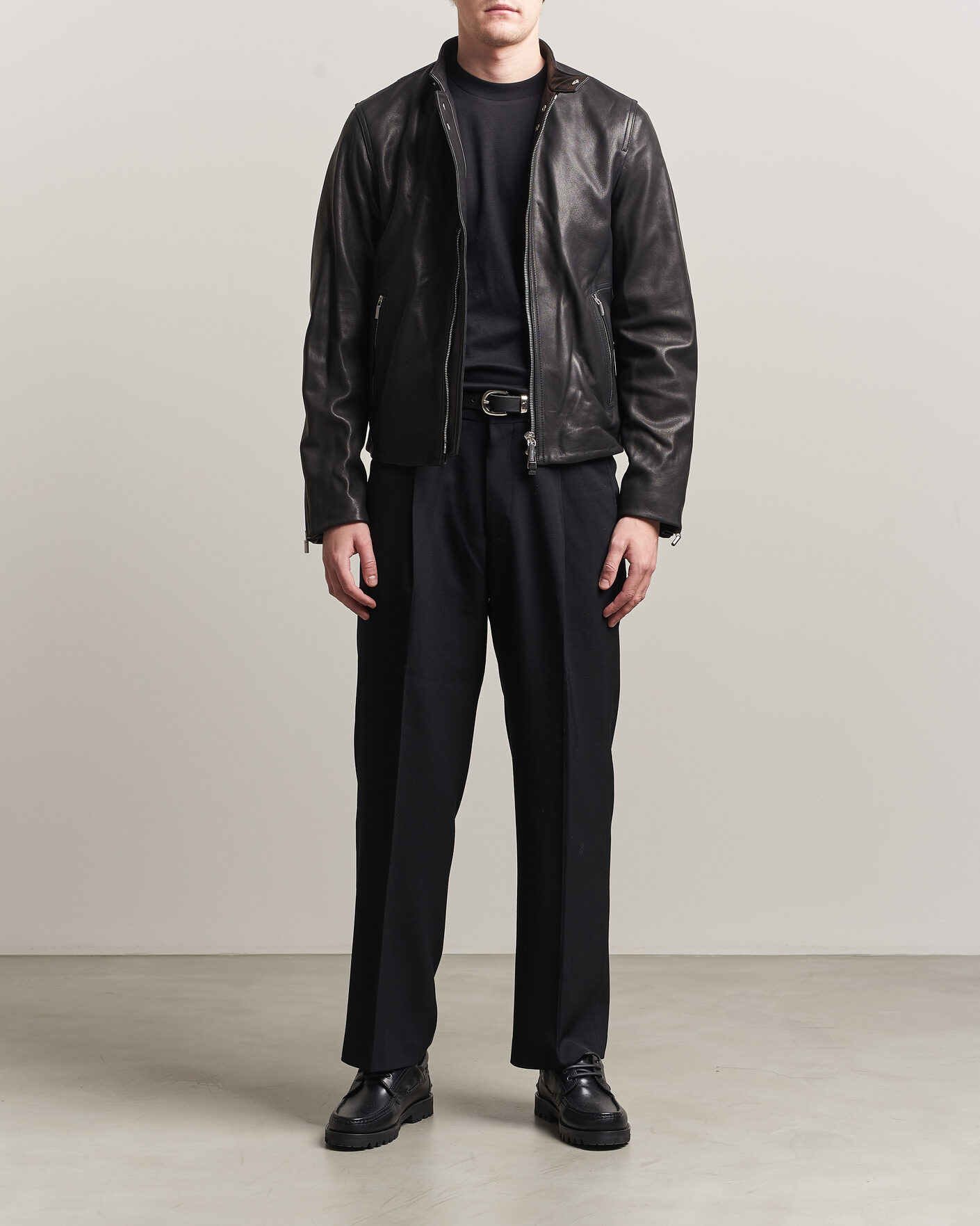 Herr | Jackor | Tiger of Sweden | Reier Leather Jacket Black