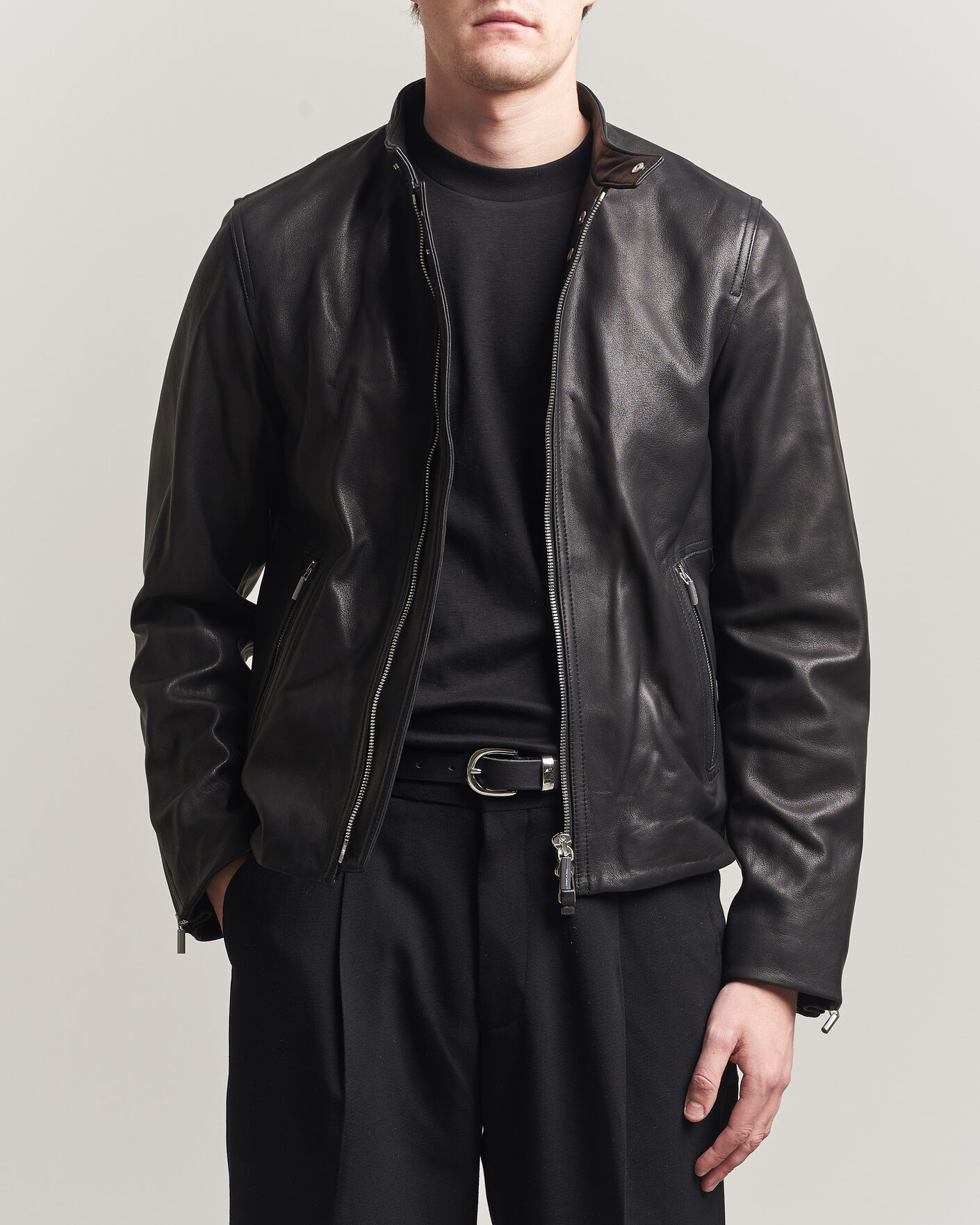 Herr | Jackor | Tiger of Sweden | Reier Leather Jacket Black