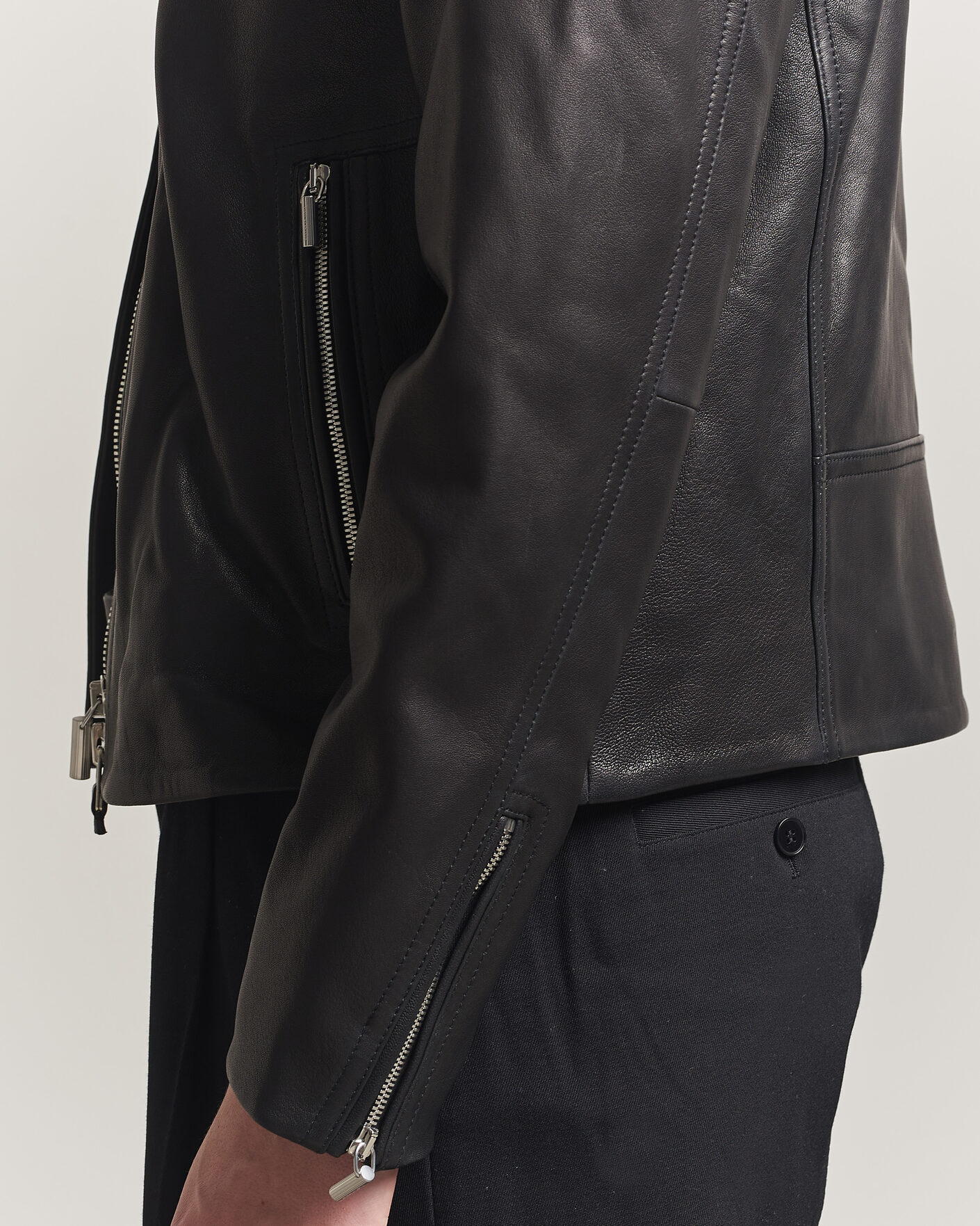 Herr | Jackor | Tiger of Sweden | Reier Leather Jacket Black