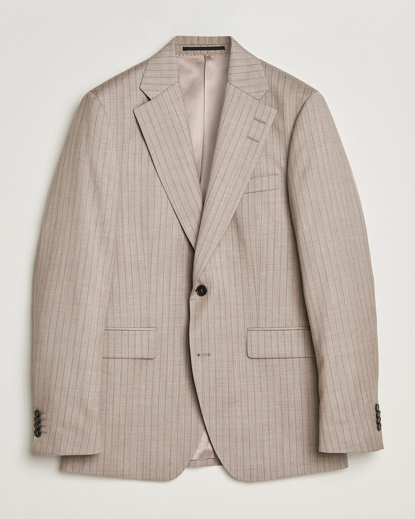 Herr | Kavajer | Tiger of Sweden | Ease Wool Pinstriped Blazer Clay