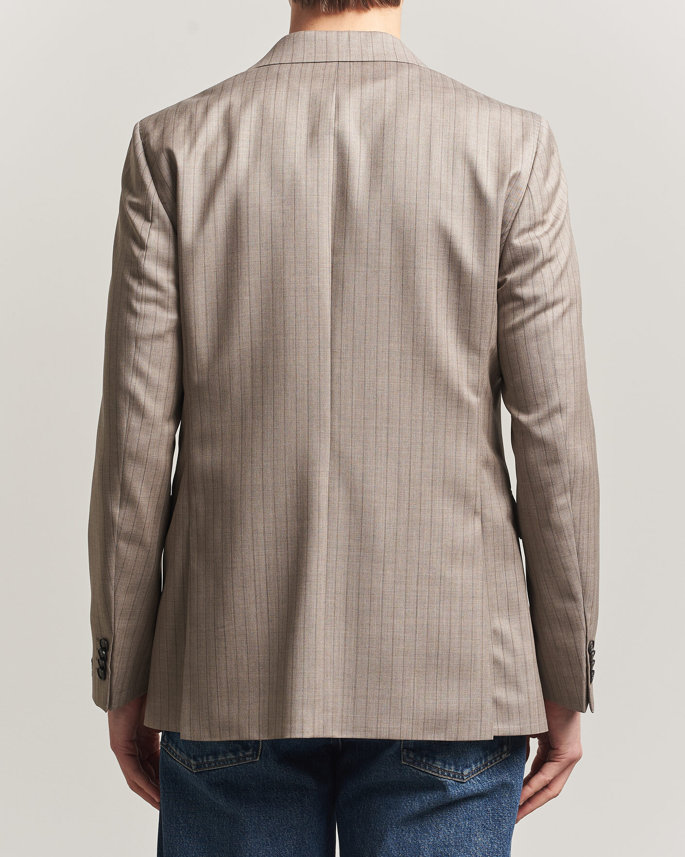 Herr | Kavajer | Tiger of Sweden | Ease Wool Pinstriped Blazer Clay