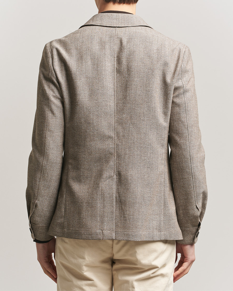 Herr | Kavajer | Tiger of Sweden | Harrison Wool/Linen Blazer Sawgrass Brown