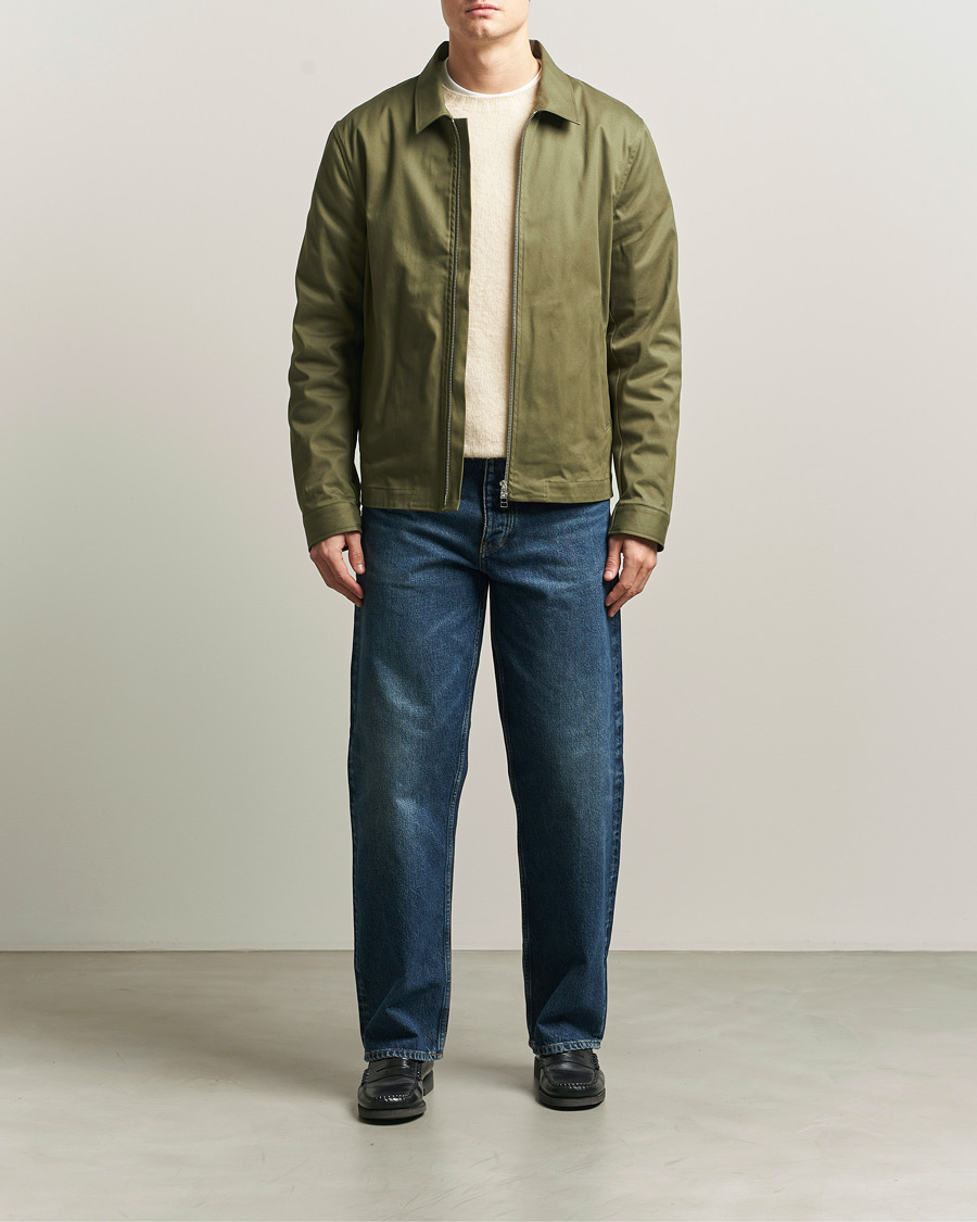 Herr | Jackor | Tiger of Sweden | Barnaby Cotton Jacket Kalamata Green