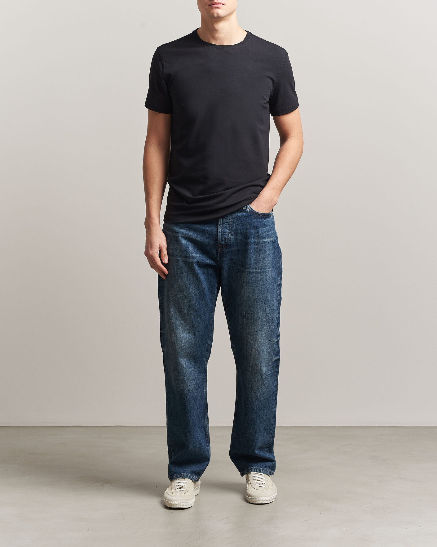 Herr | T-Shirts | Tiger of Sweden | Heimdal 2-Pack Crew Neck T-Shirt Black