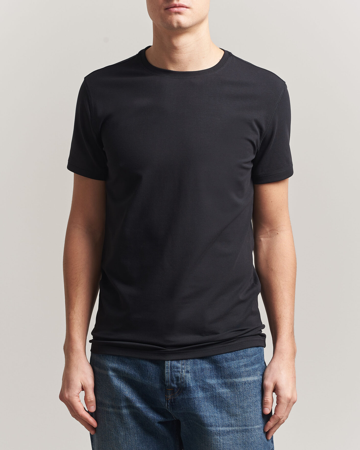 Herr | T-Shirts | Tiger of Sweden | Heimdal 2-Pack Crew Neck T-Shirt Black