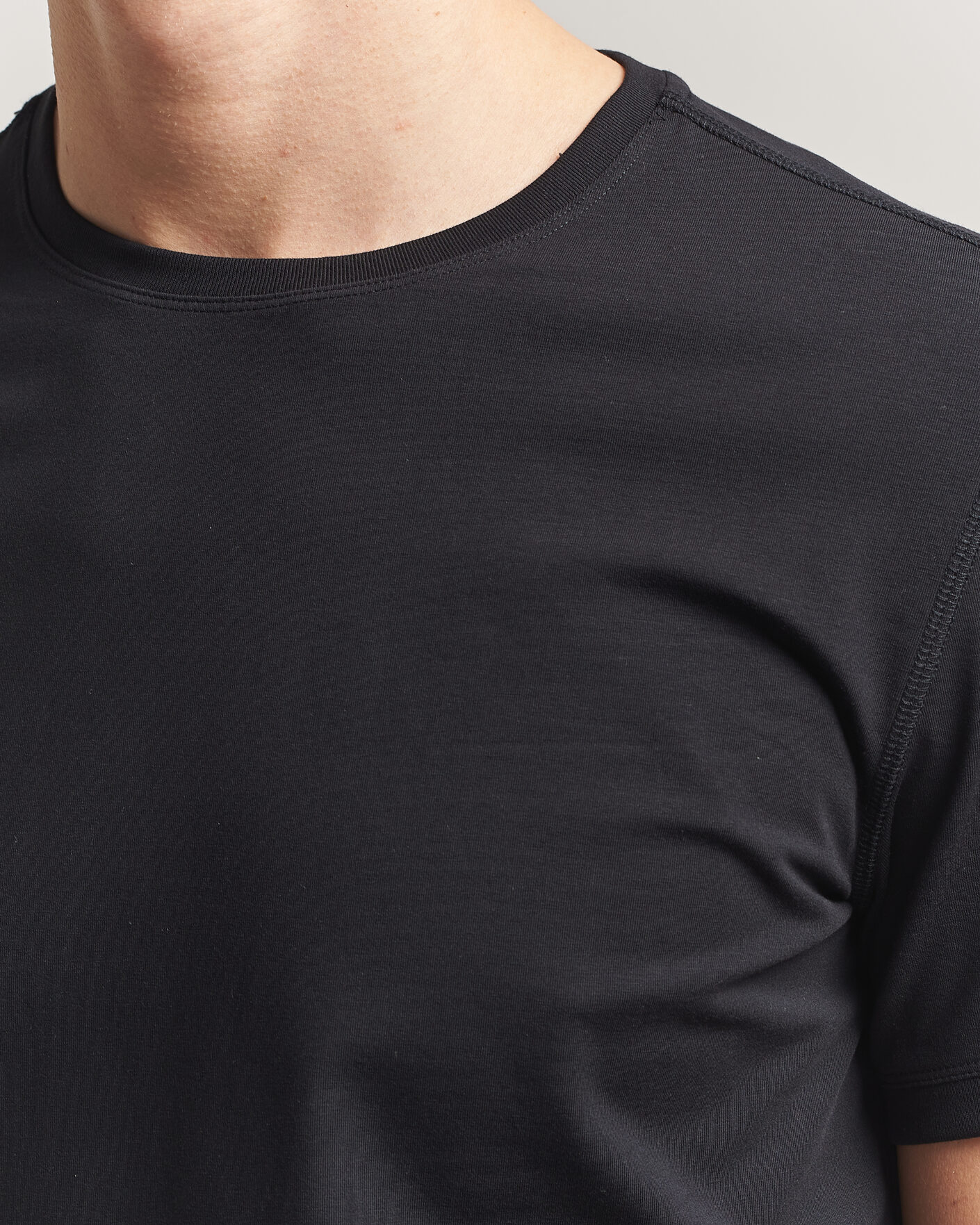 Herr | T-Shirts | Tiger of Sweden | Heimdal 2-Pack Crew Neck T-Shirt Black