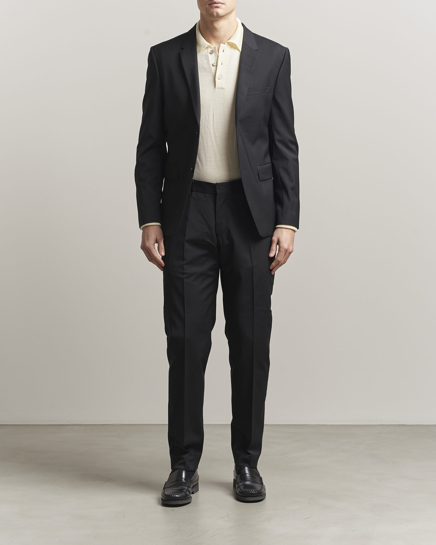 Herr | Kavajer | Tiger of Sweden | Jamie Wool Travel Suit Blazer Black