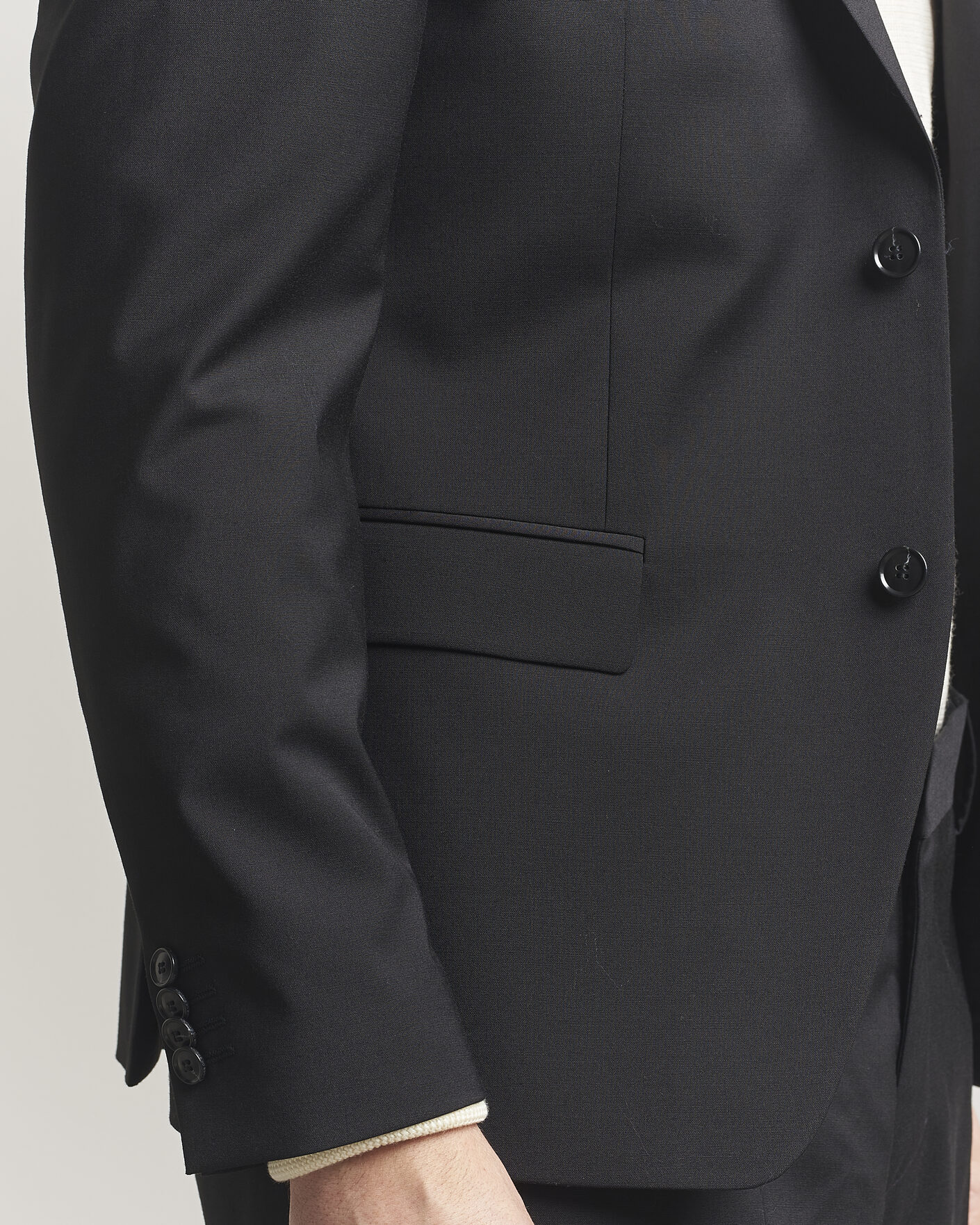 Herr | Kavajer | Tiger of Sweden | Jamie Wool Travel Suit Blazer Black