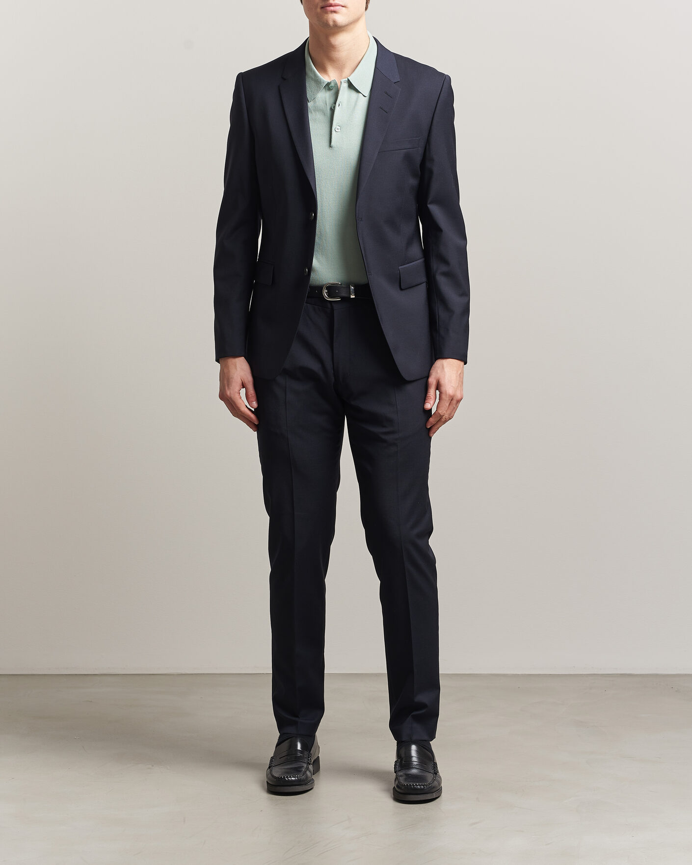 Herr | Kavajer | Tiger of Sweden | Jamie Wool Travel Suit Blazer Dark Ink