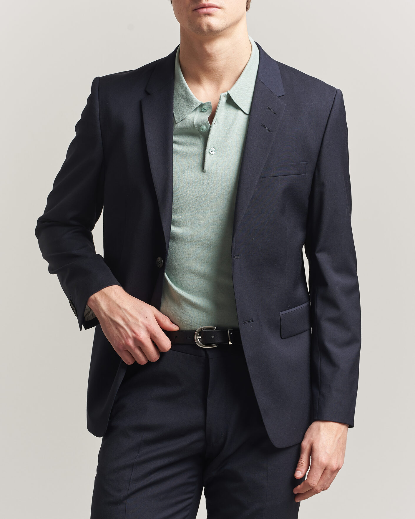 Herr | Kavajer | Tiger of Sweden | Jamie Wool Travel Suit Blazer Dark Ink