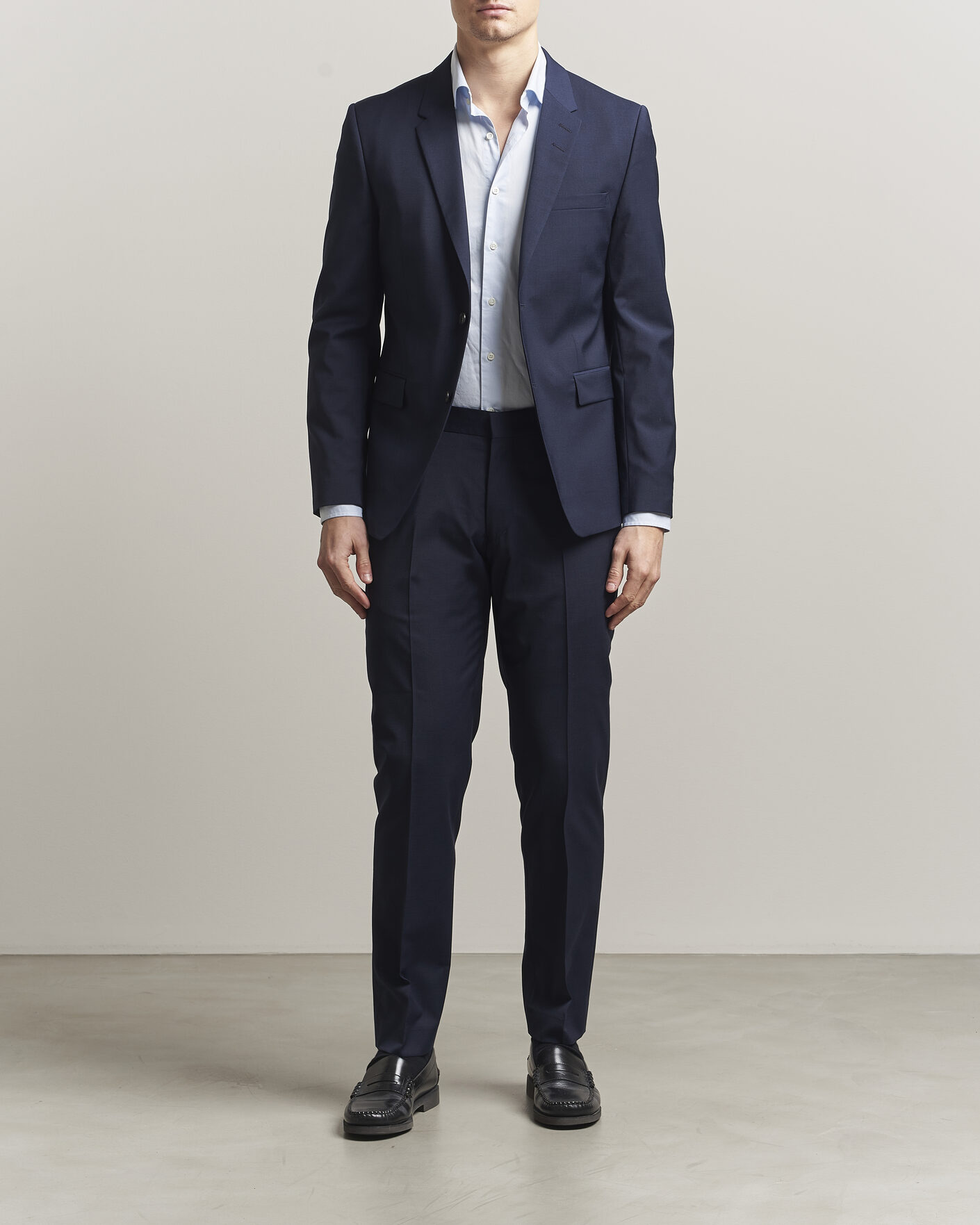 Herr | Kavajer | Tiger of Sweden | Jamie Wool Travel Suit Blazer Royal Blue