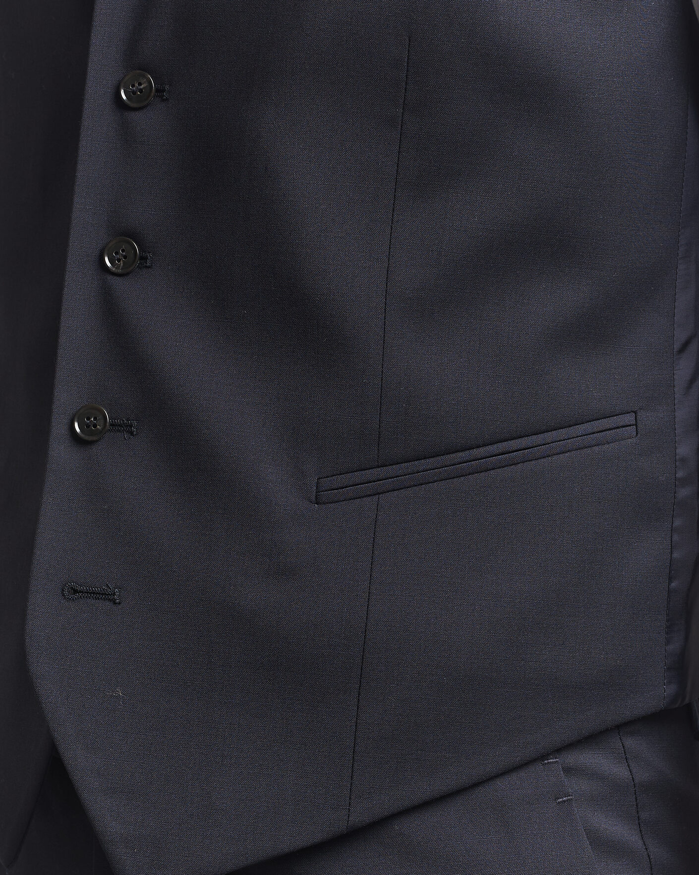 Herr | Västar | Tiger of Sweden | Winston Wool Travel Waistcoat Dark Ink