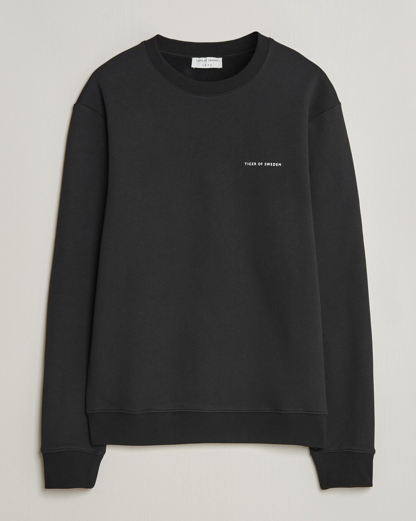 Herr | Tröjor | Tiger of Sweden | Emerson Crew Neck Sweatshirt Black