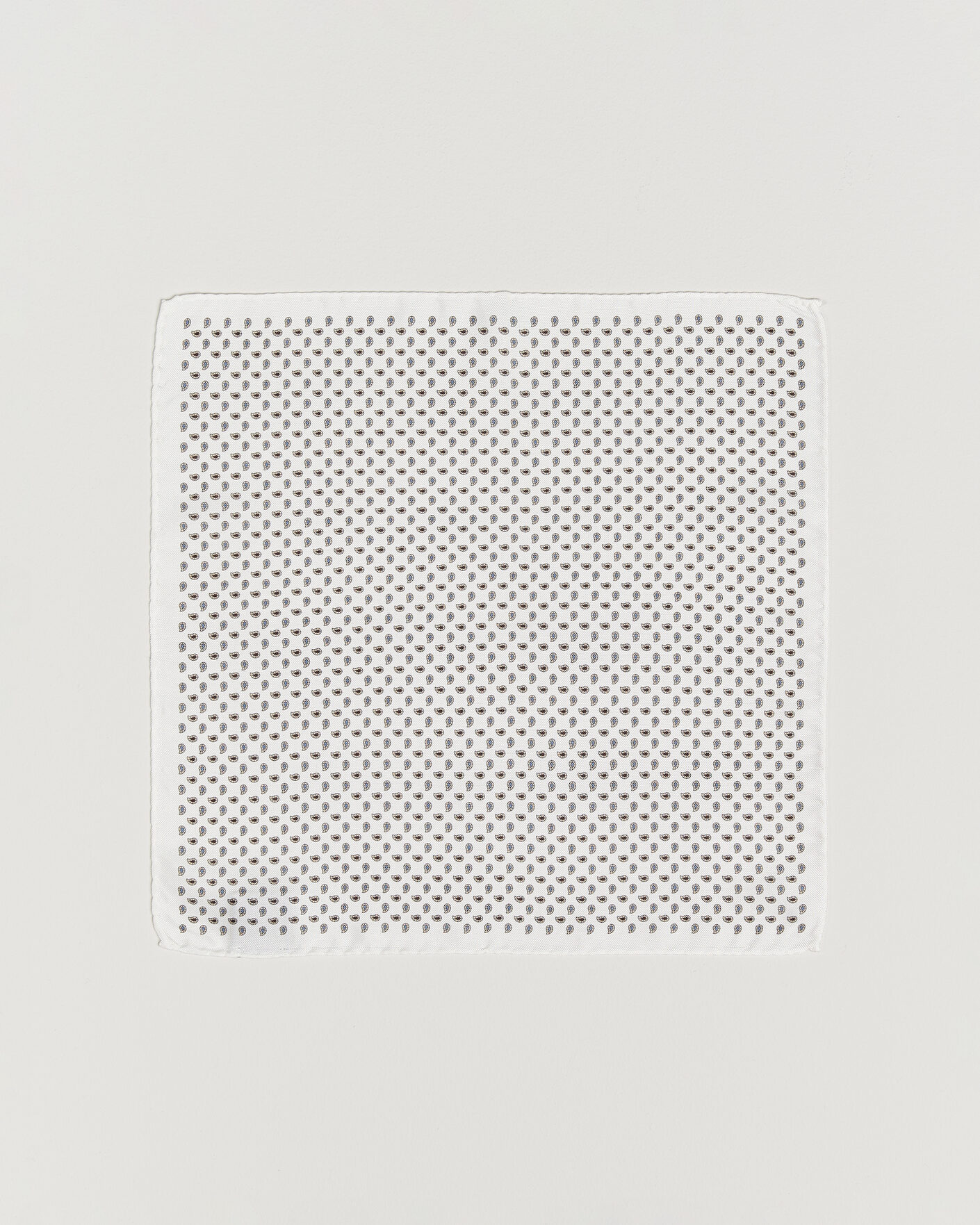 Herr | Näsdukar | Amanda Christensen | Silk Oxford Pocket Square White