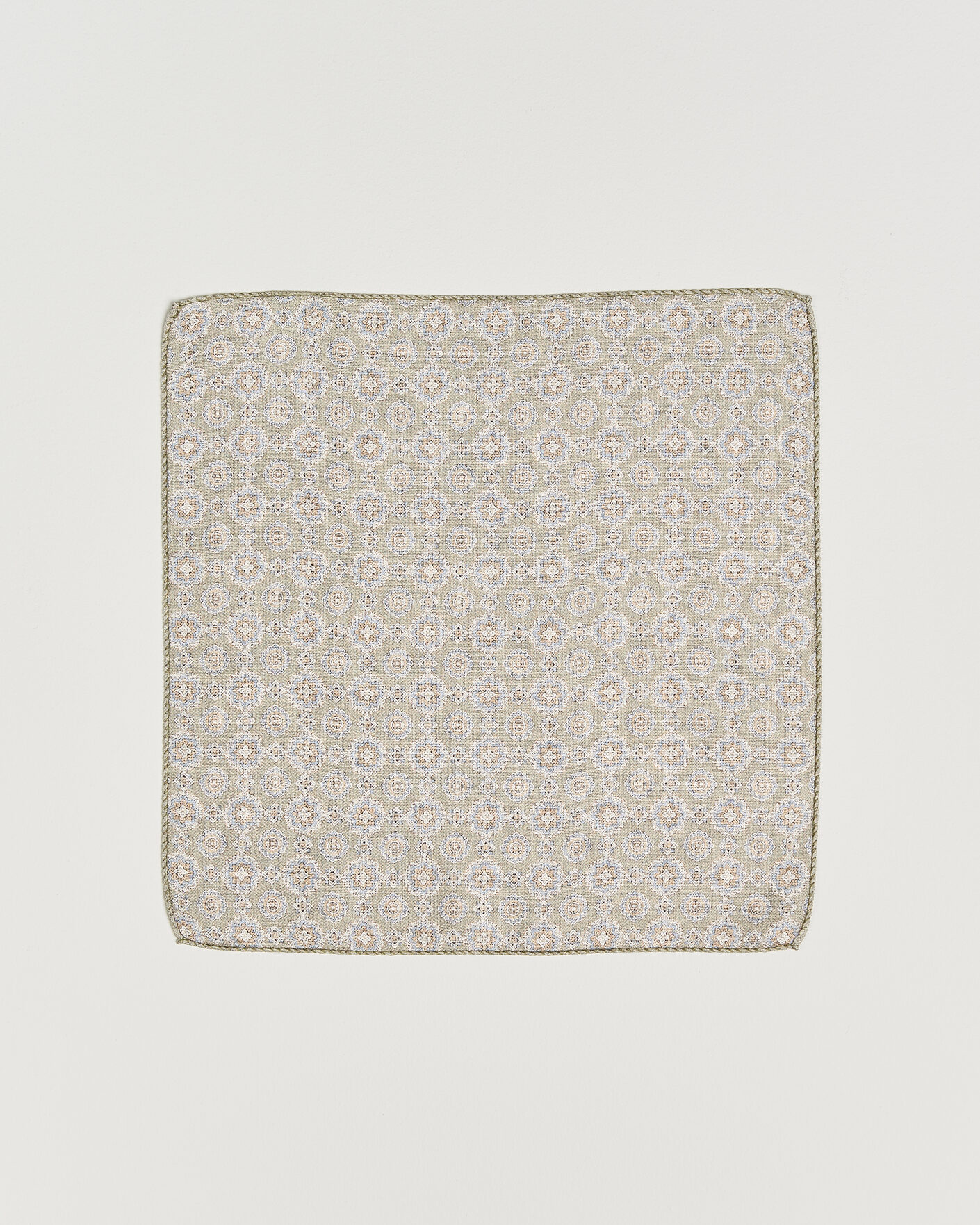 Herr | Näsdukar | Amanda Christensen | Silk Shappe Double Faced Pocket Square Green