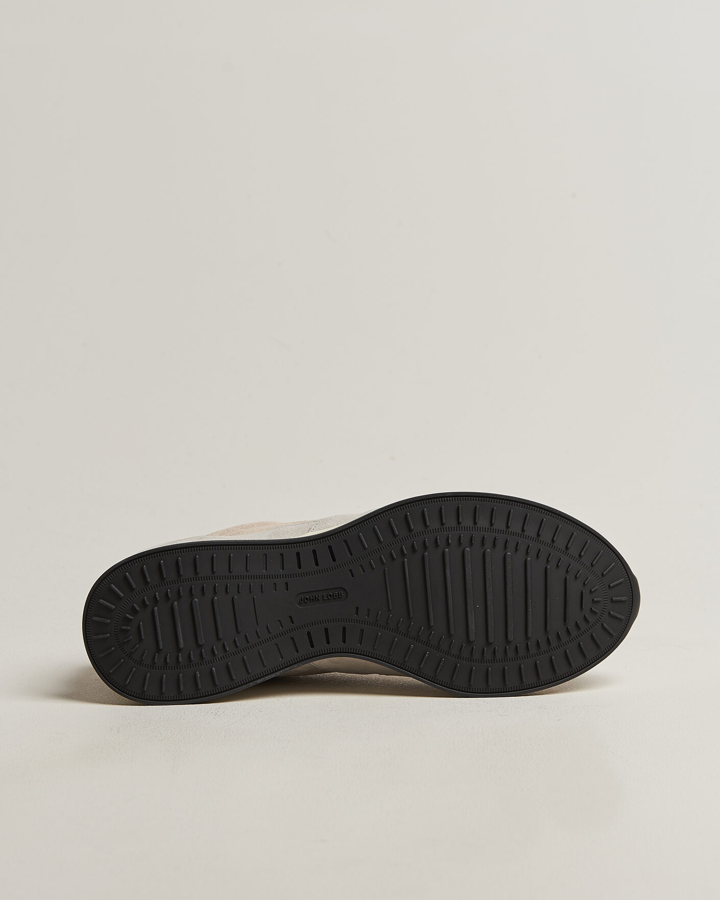 Herr | Sneakers | John Lobb | Laced Running Sneakers Sand Suede