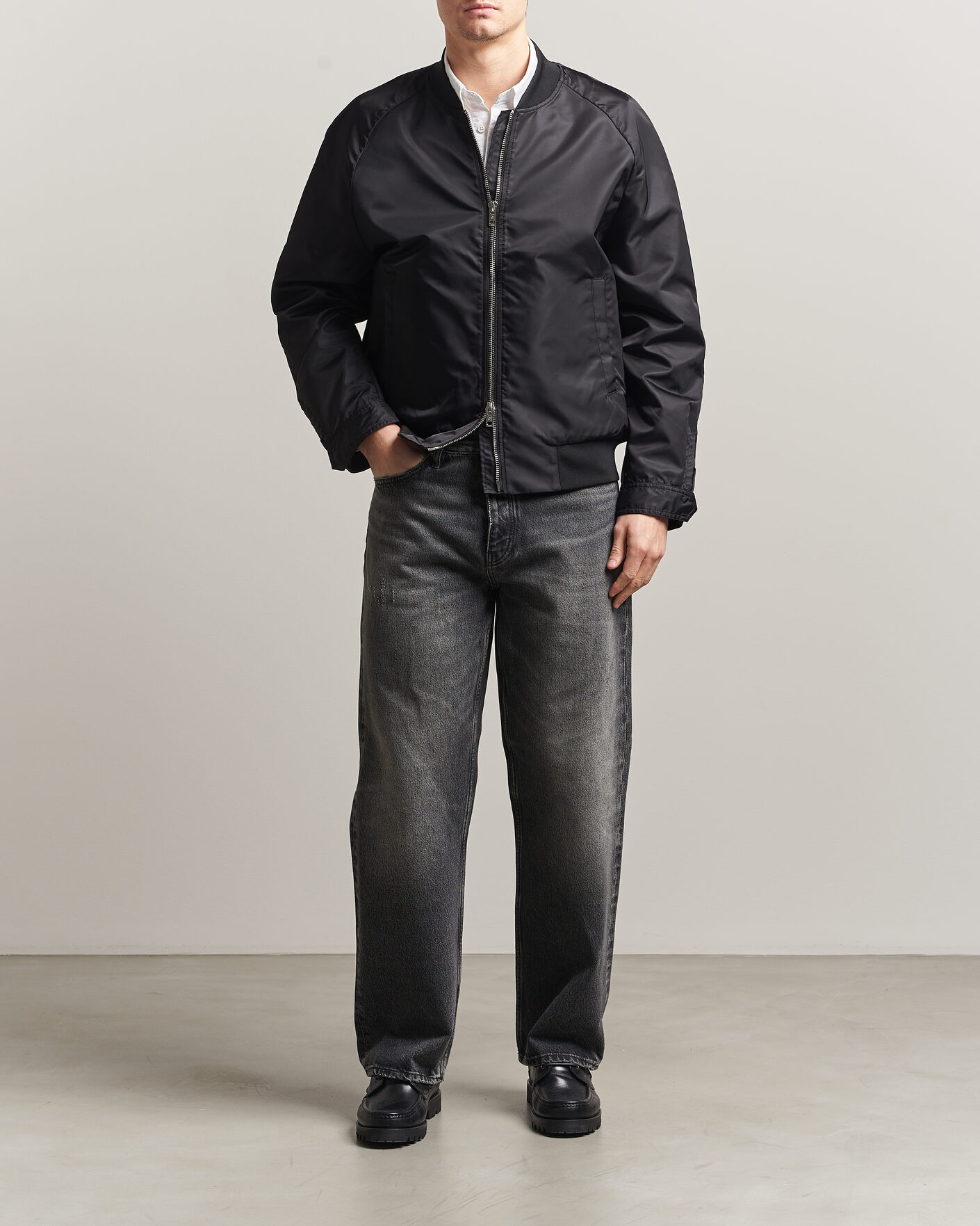 Herr | Jackor | Filippa K | Technical Bomber Jacket Black