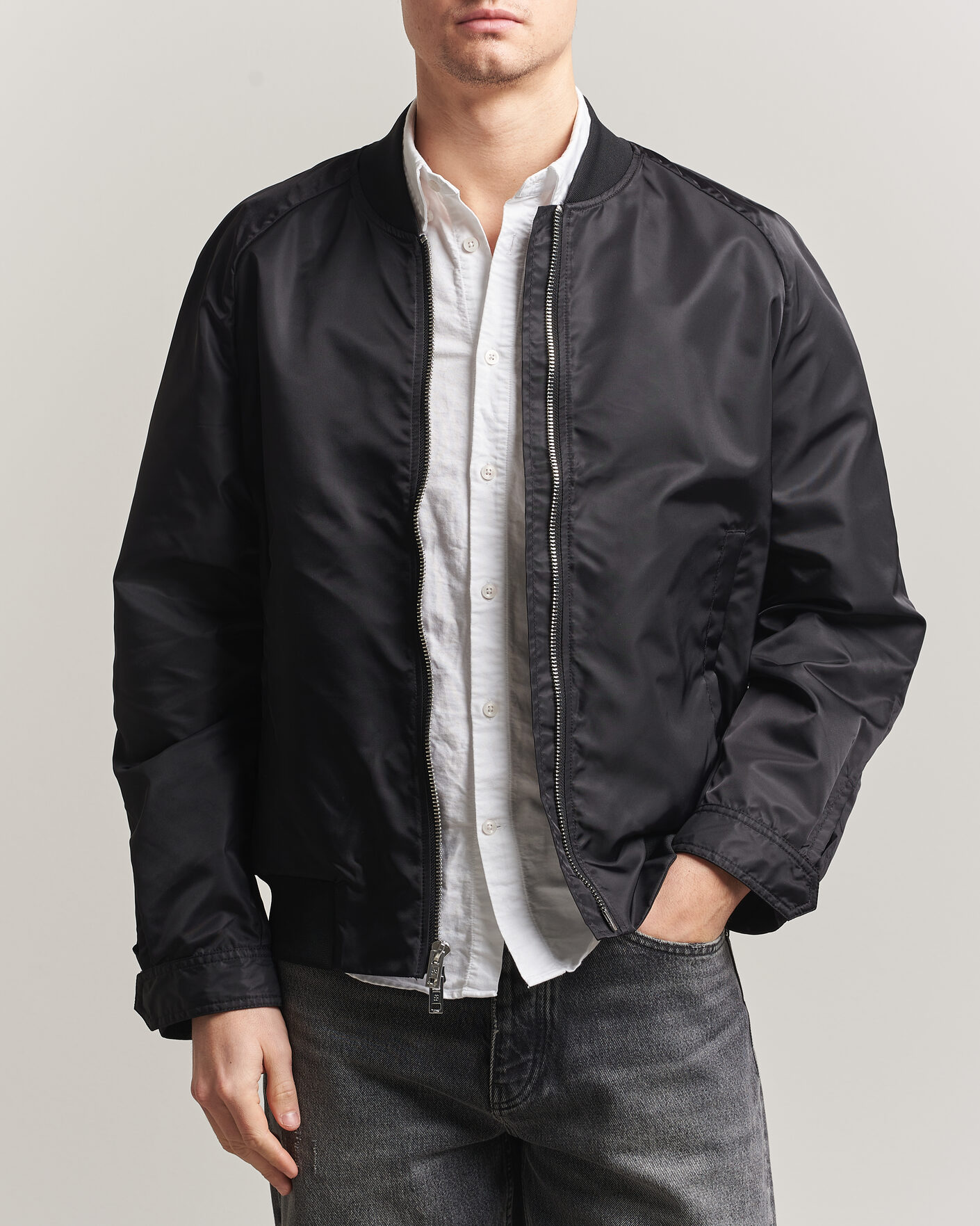 Herr | Jackor | Filippa K | Technical Bomber Jacket Black