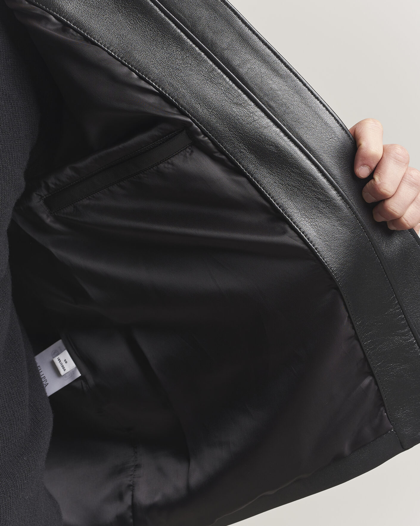 Herr | Jackor | Filippa K | Leather Coach Jacket Black