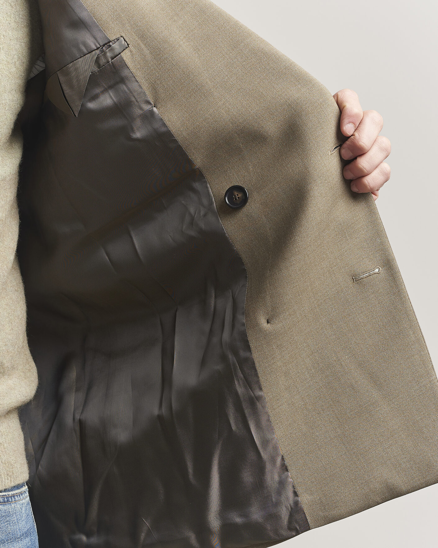 Herr | Kavajer | Filippa K | Michael Wool Double Breasted Blazer Light Driftwood