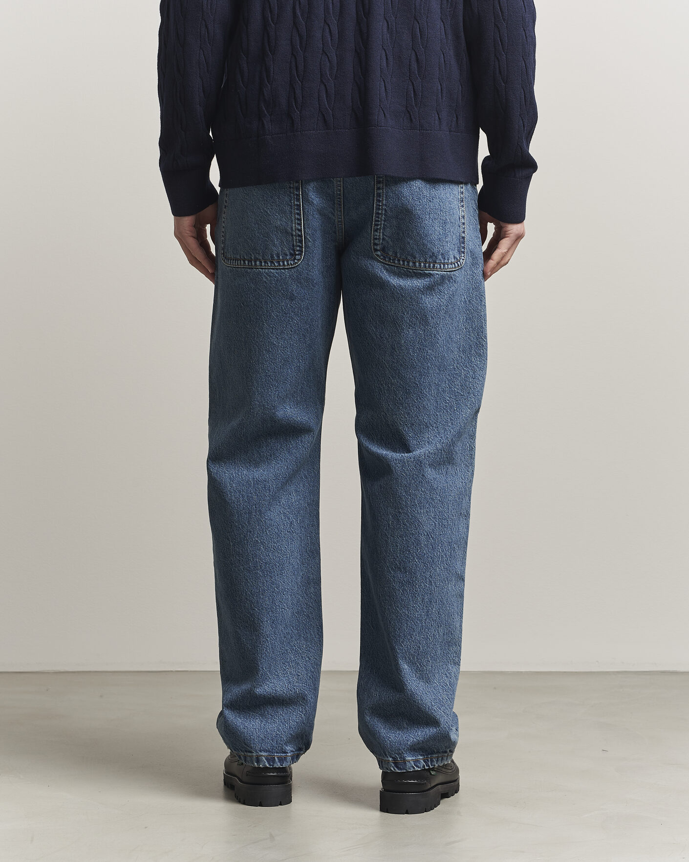 Herr | Jeans | Filippa K | Workwear Jeans Washed Mid Blue