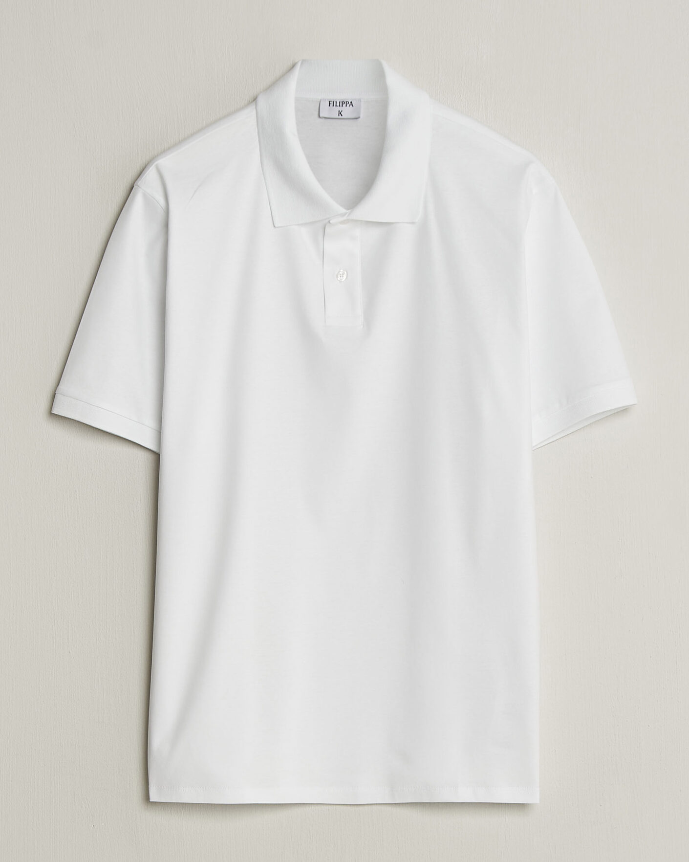 Herr | Pikéer | Filippa K | Technical Cotton Polo White