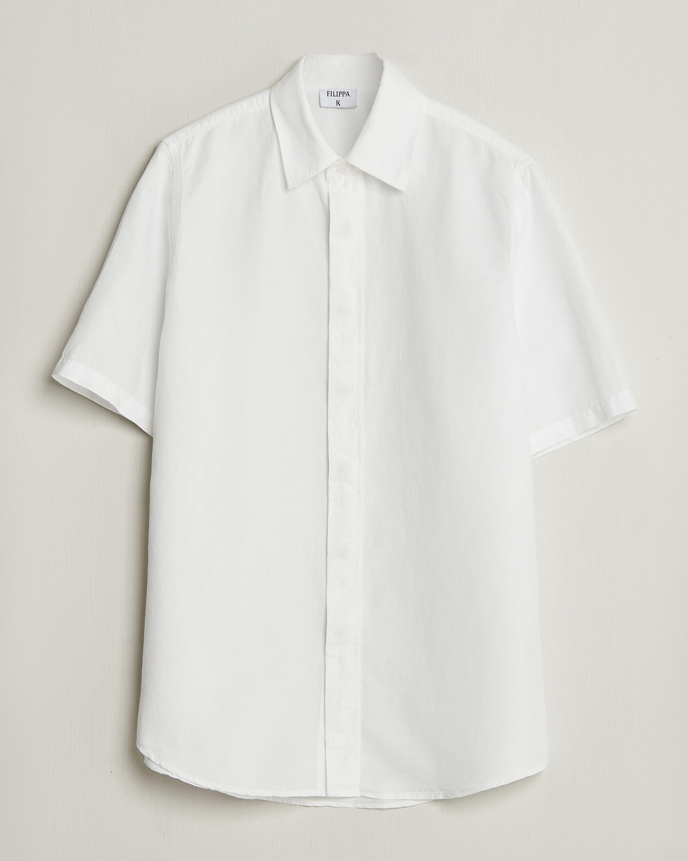 Herr | Skjortor | Filippa K | Cotton/Linen Short Sleeve Shirt White
