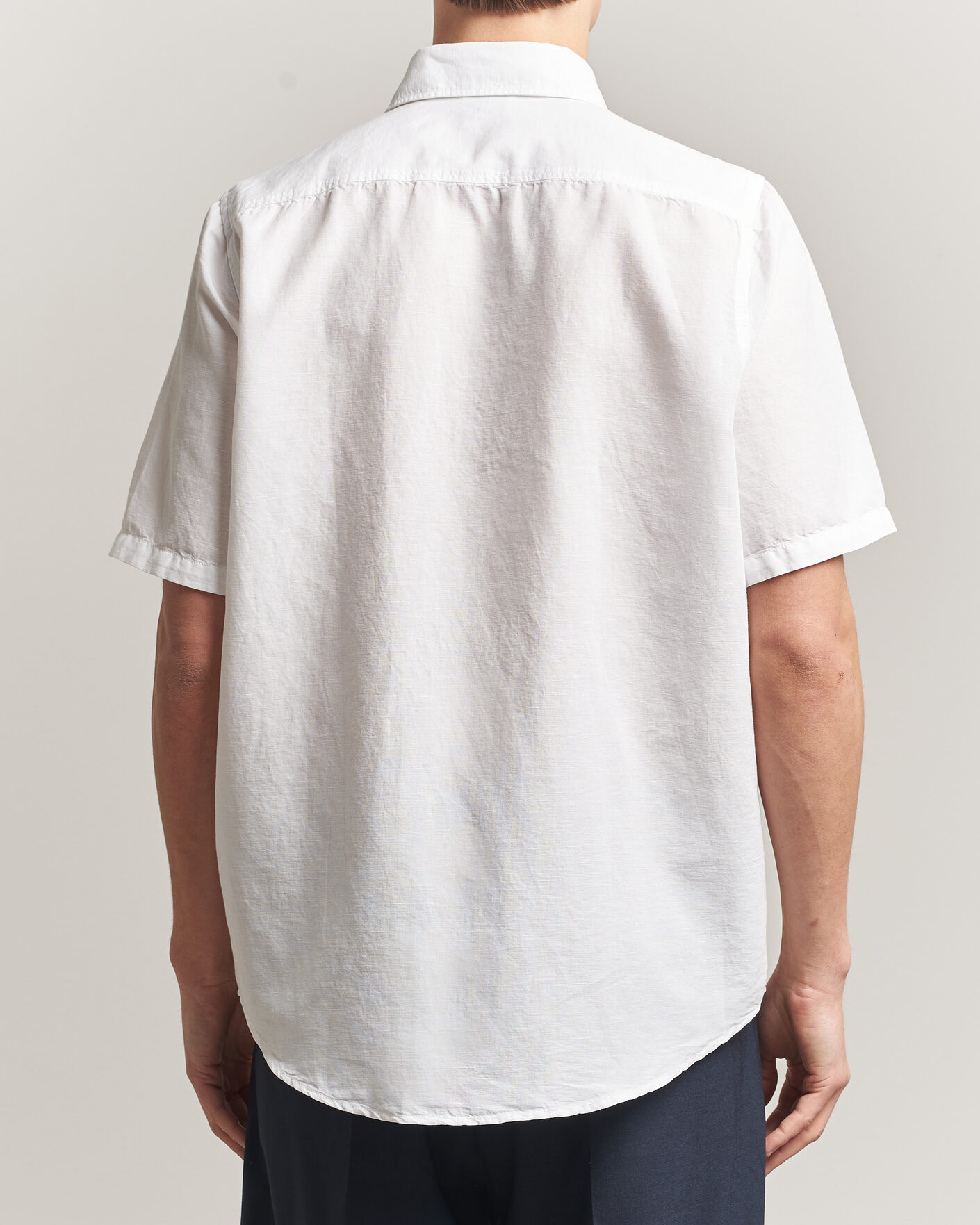 Herr | Skjortor | Filippa K | Cotton/Linen Short Sleeve Shirt White