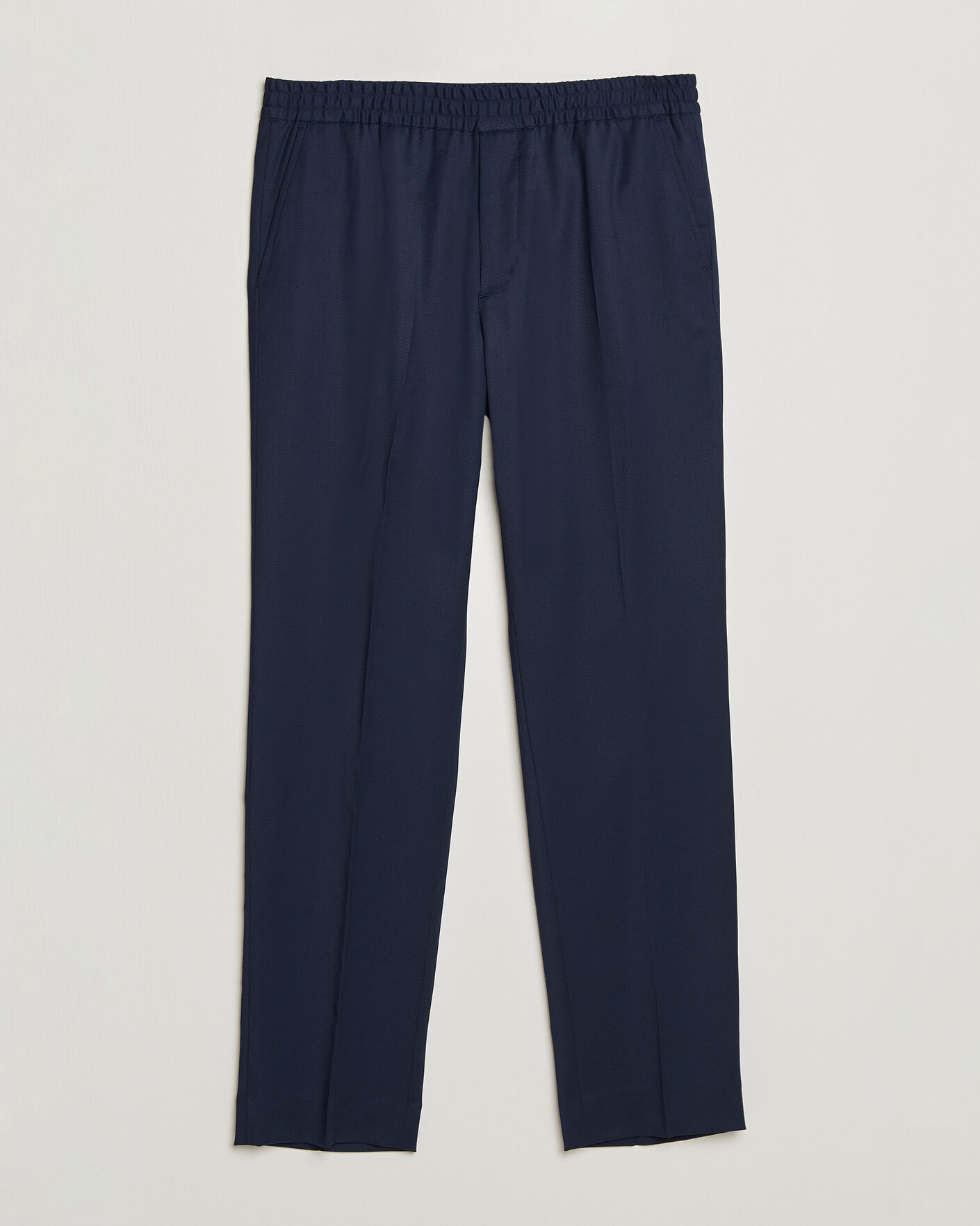 Herr | Byxor | Filippa K | Theo Relaxed Wool Trousers Ink Navy