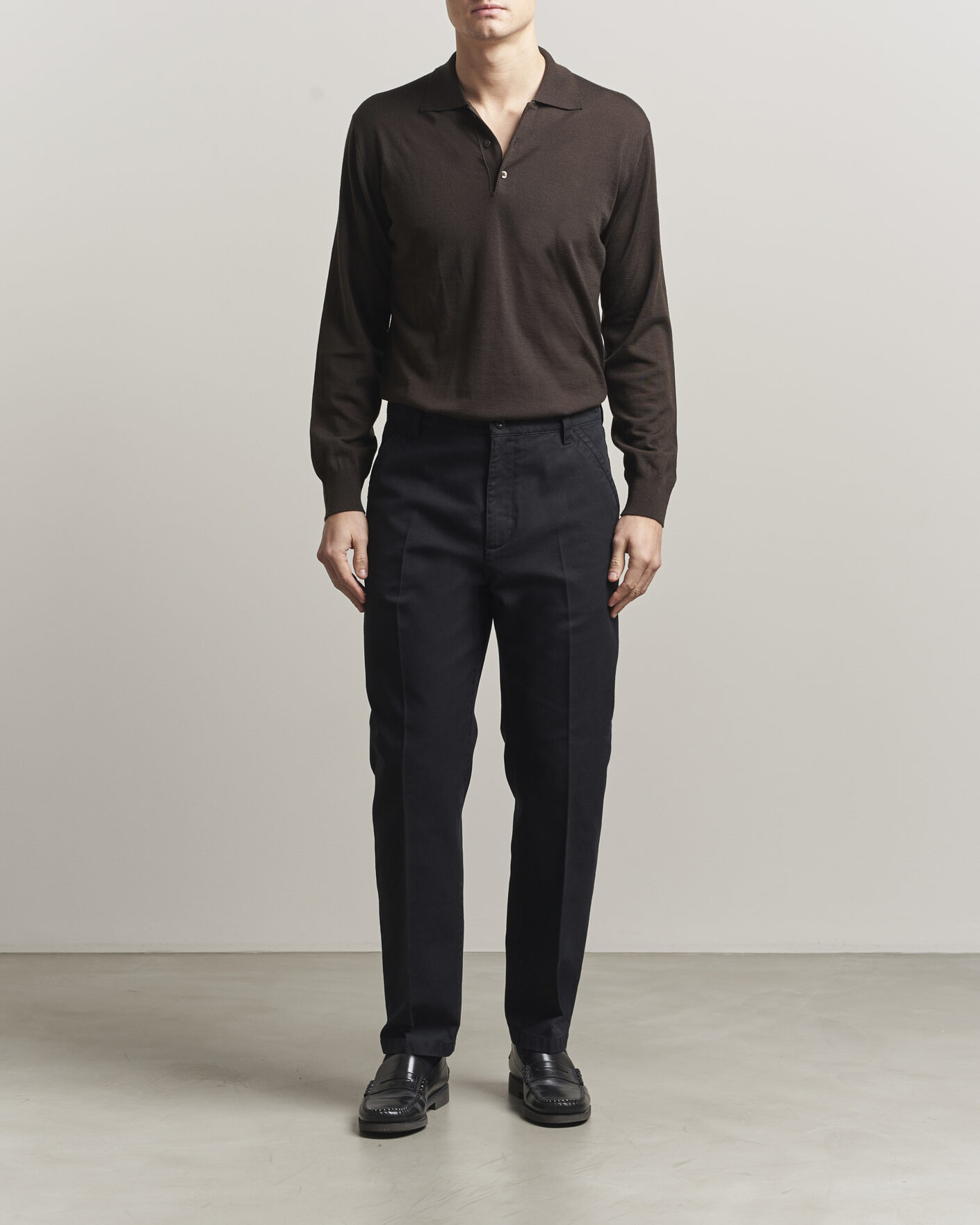 Herr | Byxor | Filippa K | Carl Cotton Trousers Black