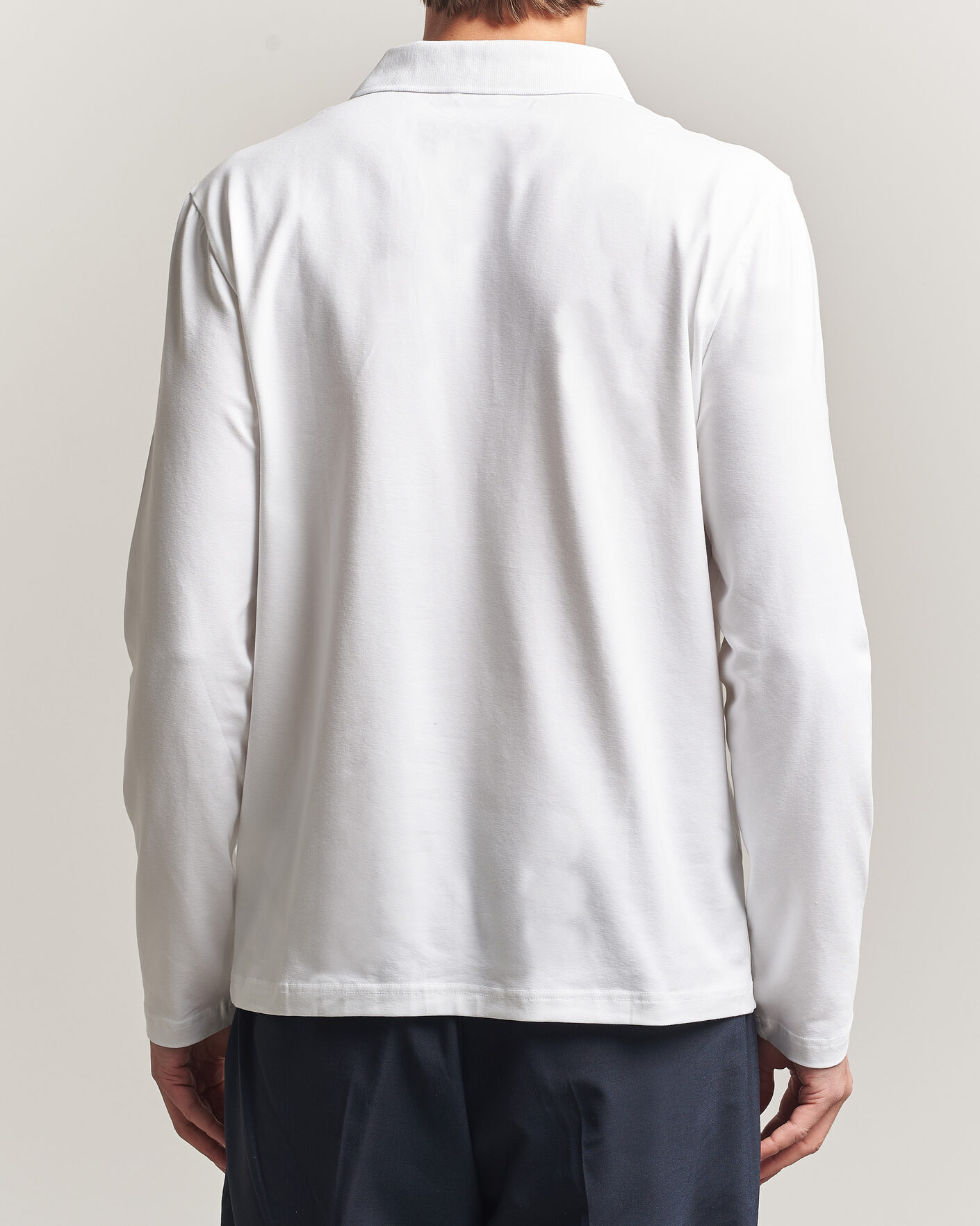 Herr | Pikéer | Filippa K | Luke Stretch Polo Shirt White