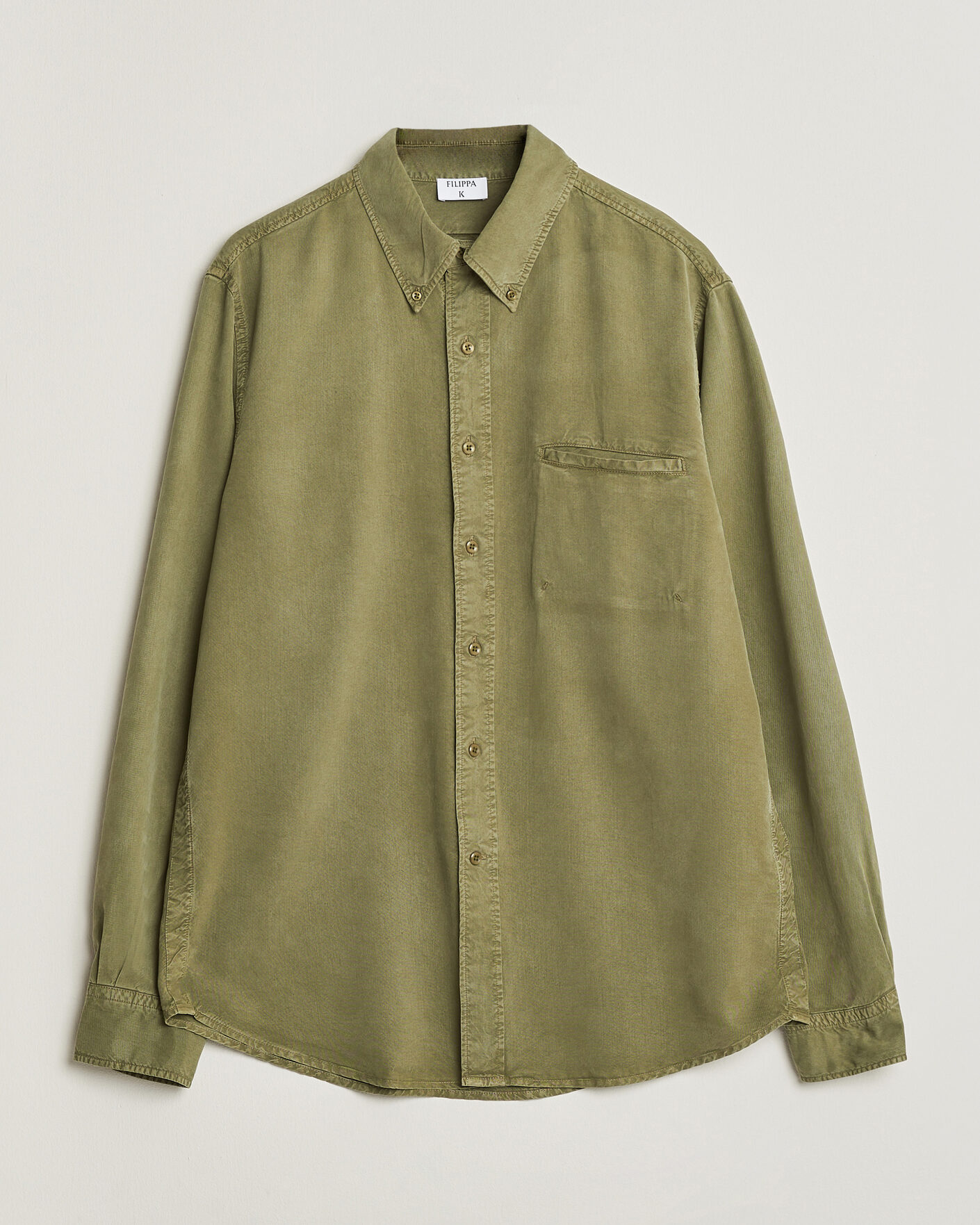Herr | Skjortor | Filippa K | Zack Lyocell Shirt Laurel Green