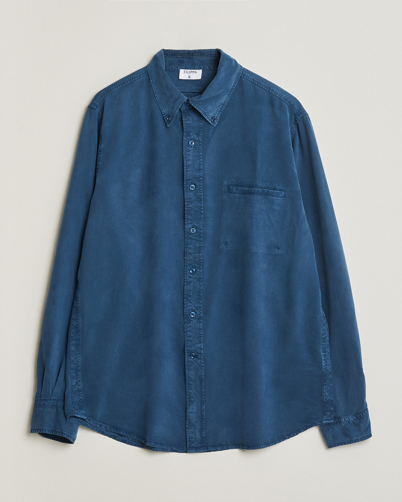 Herr | Skjortor | Filippa K | Zack Lyocell Shirt Night Teal