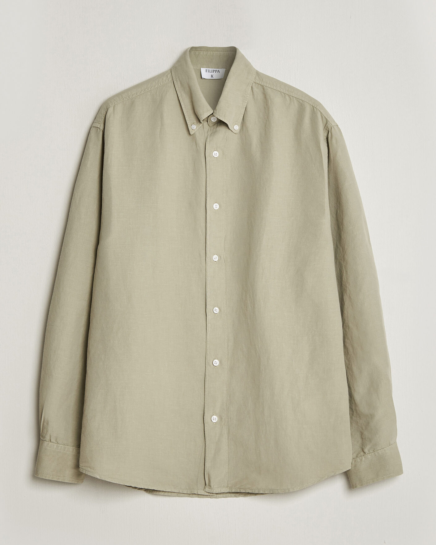 Herr | Skjortor | Filippa K | Relaxed Cotton/Linen Shirt Light Green