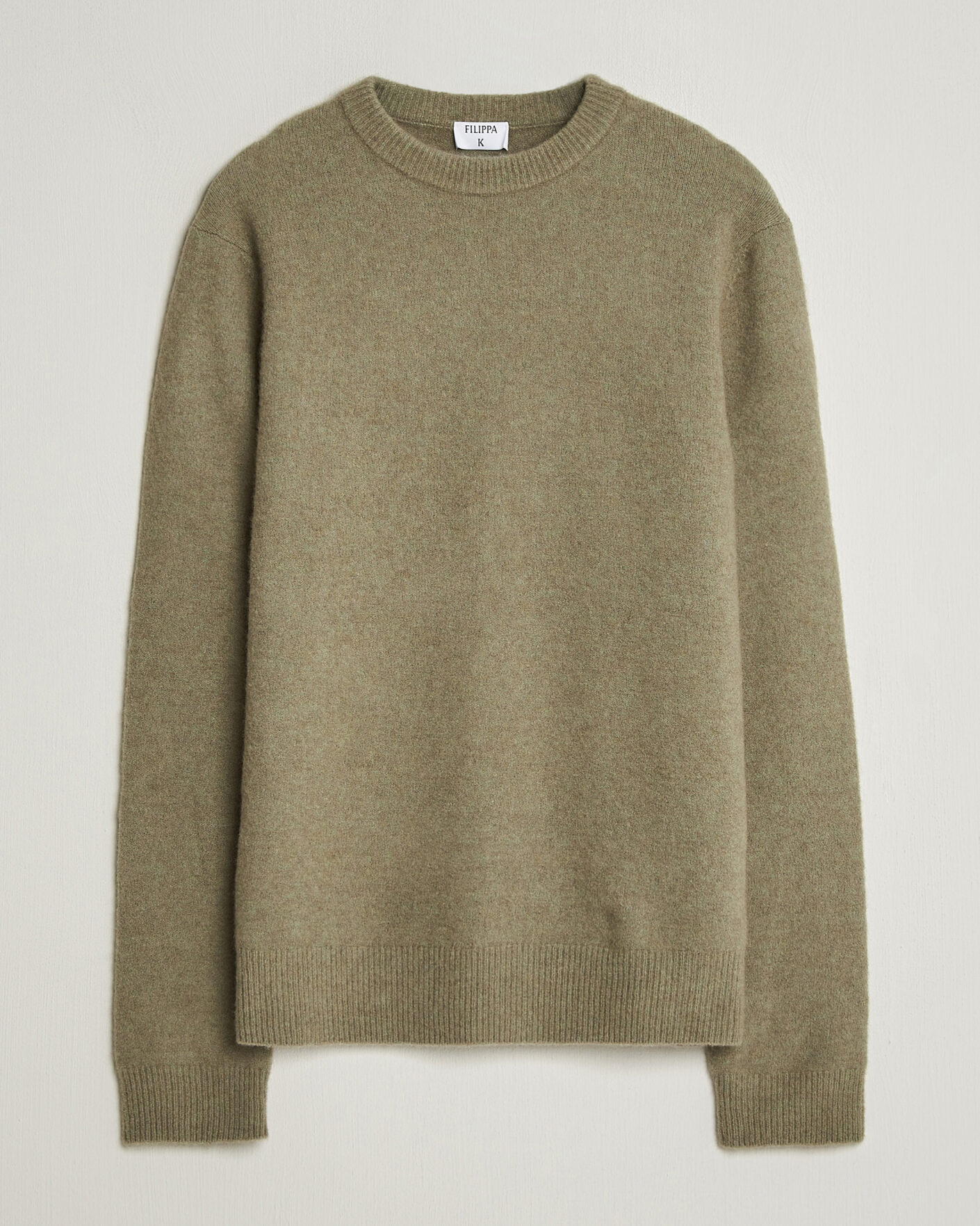 Herr | Tröjor | Filippa K | Yak Knitted Sweater Light Green