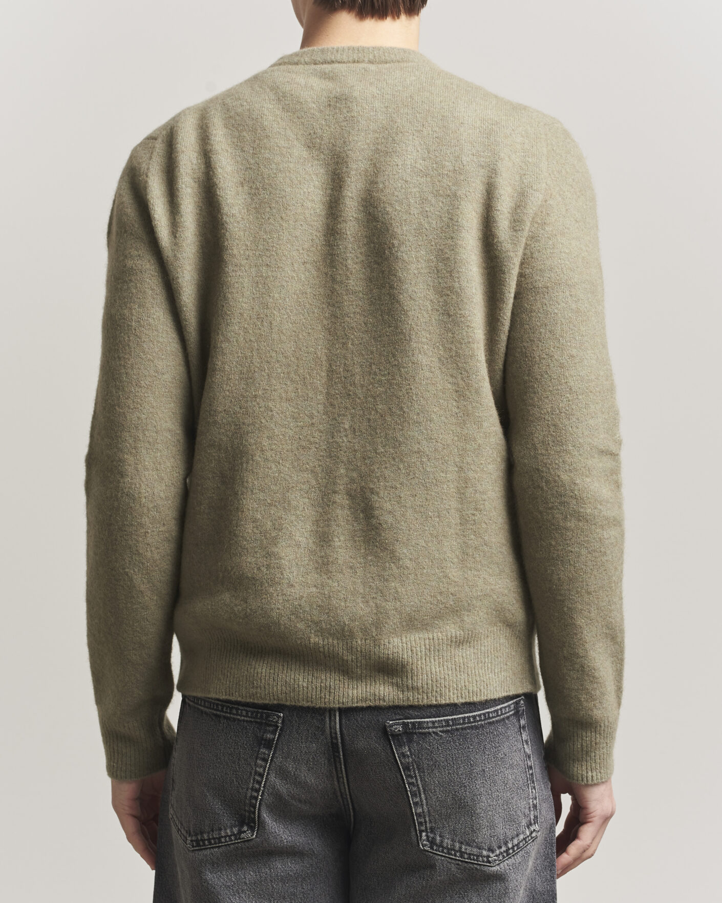 Herr | Tröjor | Filippa K | Yak Knitted Sweater Light Green