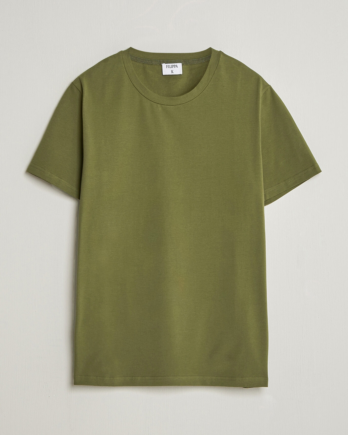 Herr | T-Shirts | Filippa K | Soft Lycra T-Shirt Laurel Green