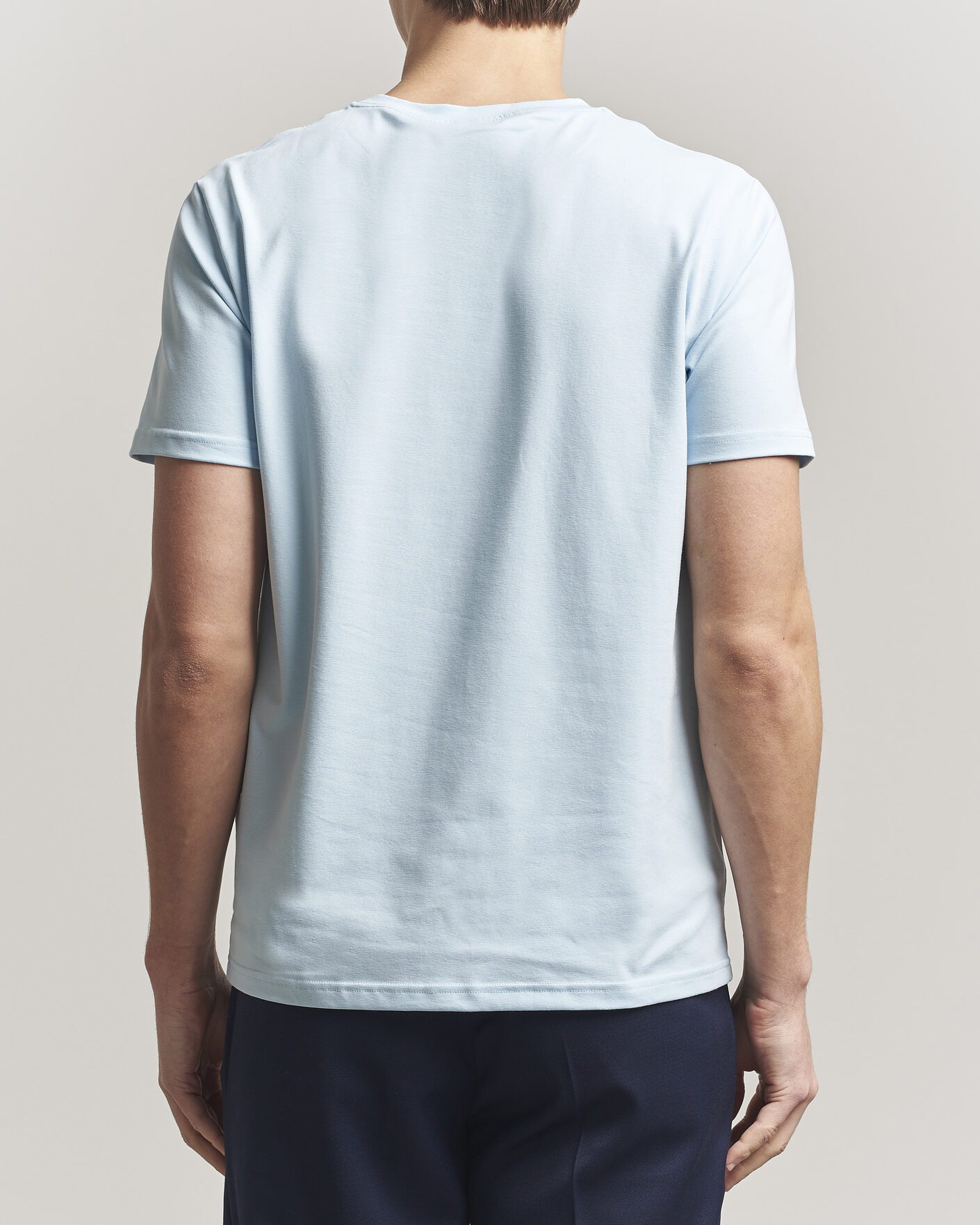 Herr | T-Shirts | Filippa K | Soft Lycra T-Shirt Frost Blue