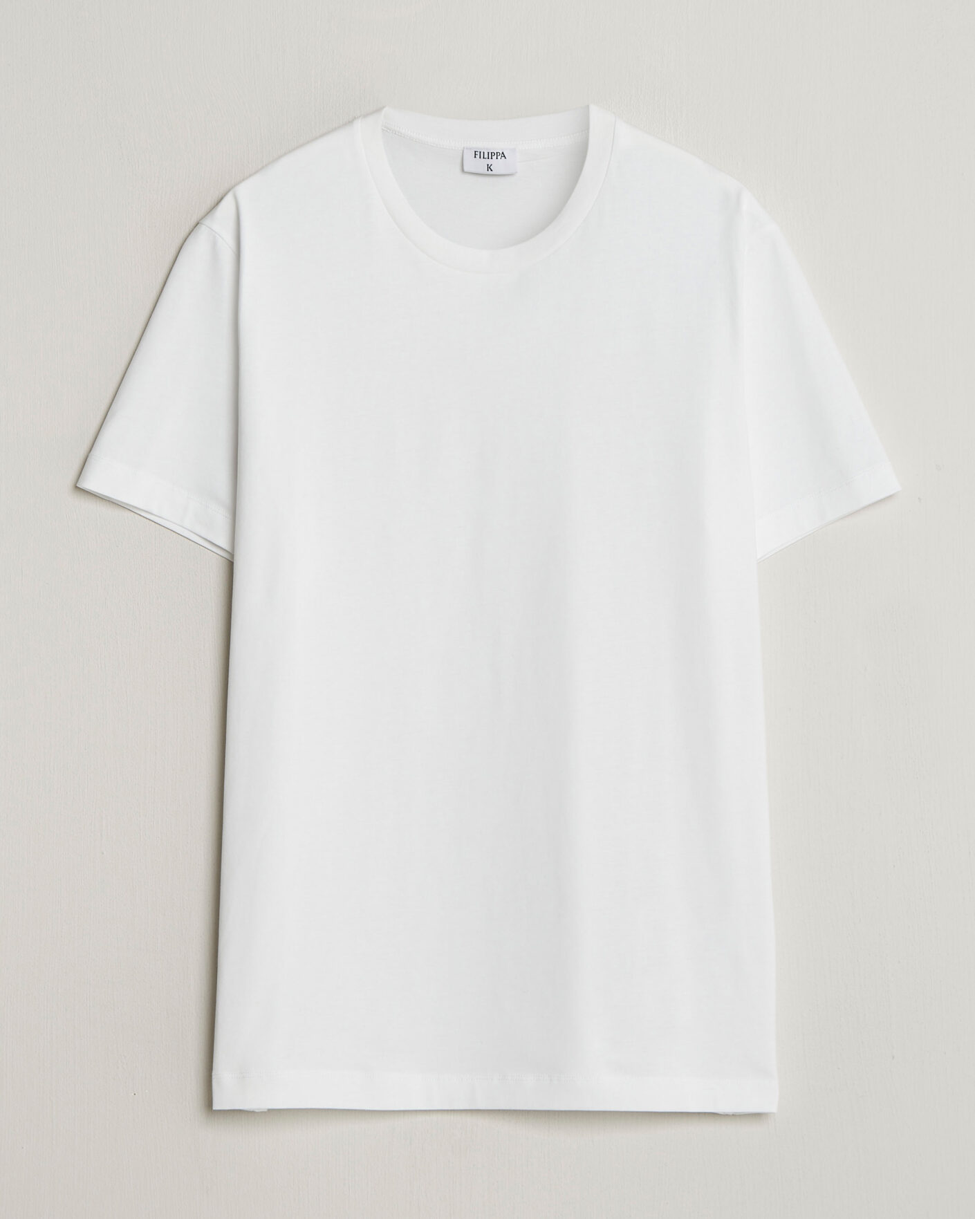 Herr | T-Shirts | Filippa K | Filip Crew Neck T-Shirt White
